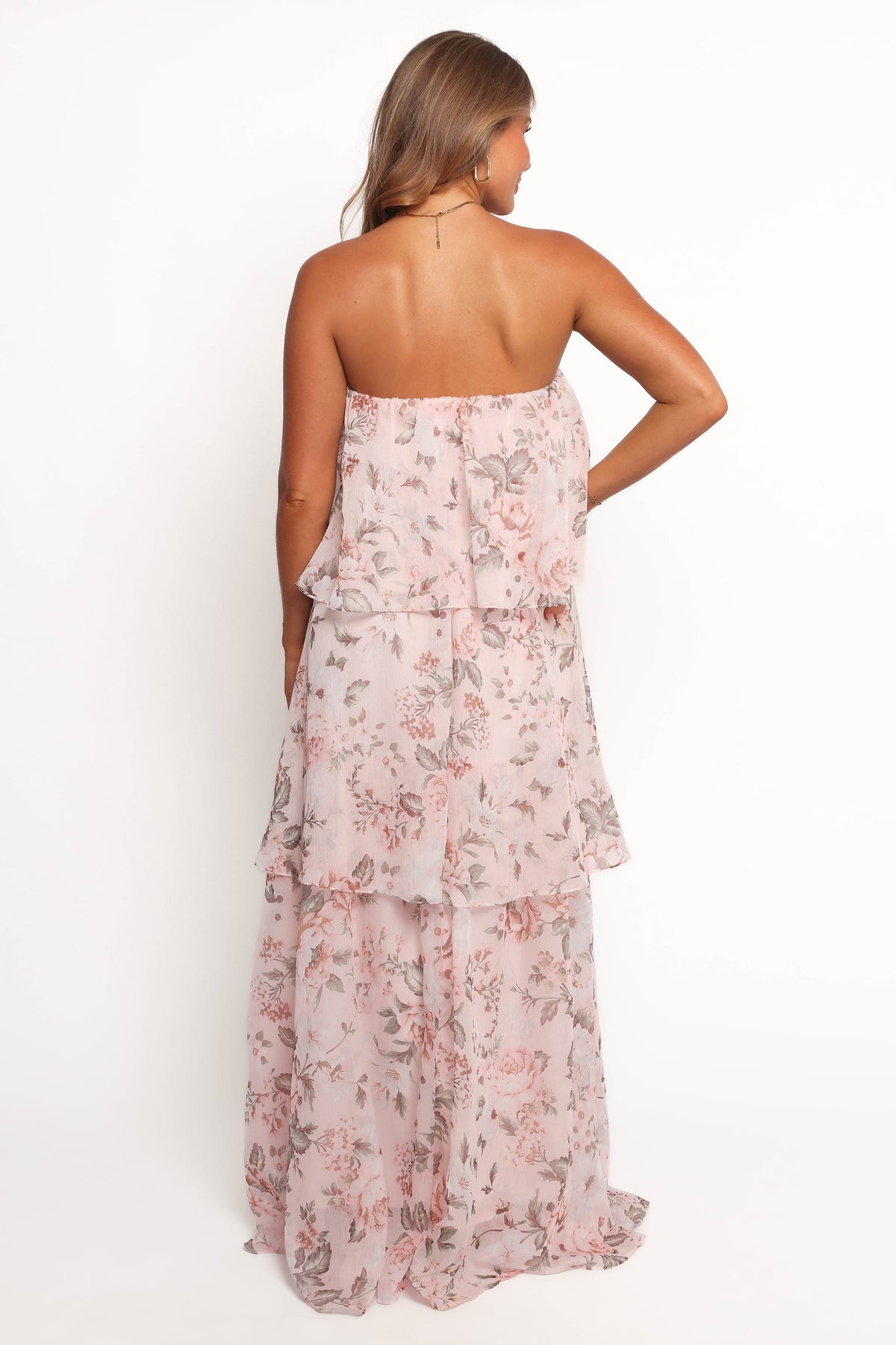 Bloom Strapless Maxi Dress in Floral – view 5 of 9