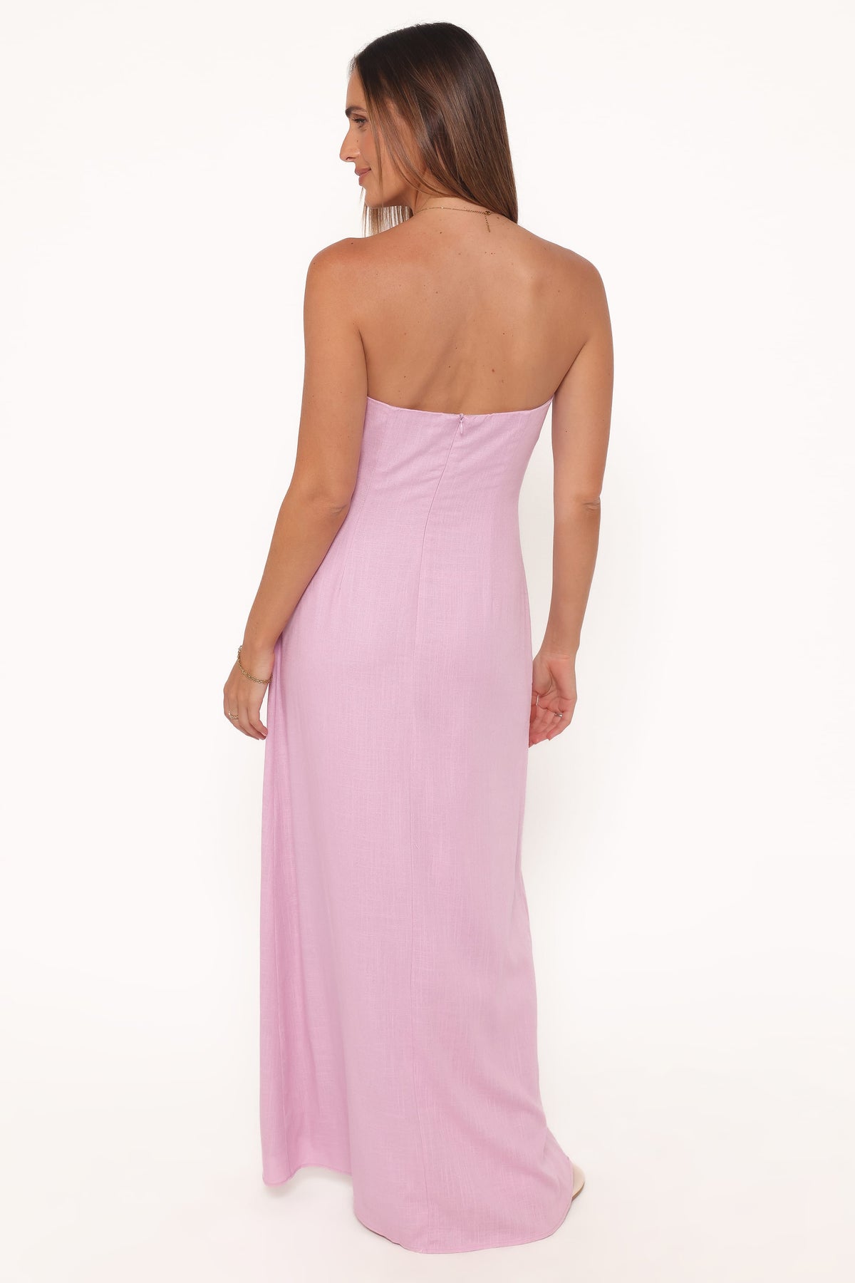 Bolton Strapless Maxi Dress in Lavender – view 4 of 6