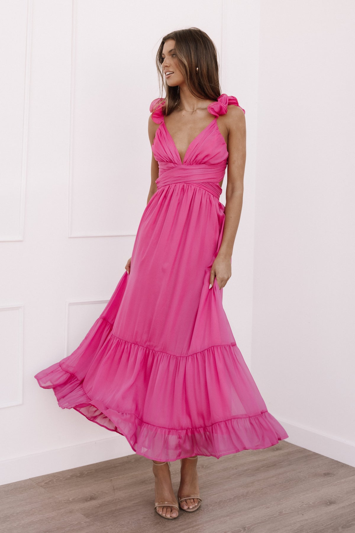 Bonito Midi Dress in Berry – view 1 of 12