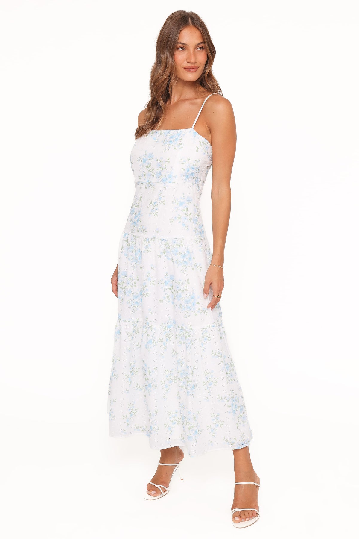Botanique Midi Dress in Blue Floral – view 5 of 8