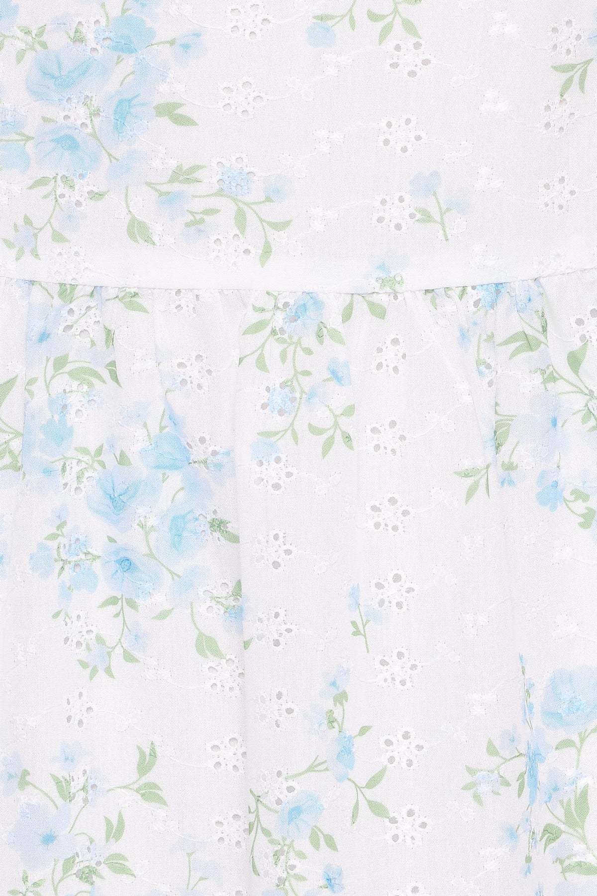 Botanique Midi Dress in Blue Floral – view 7 of 8