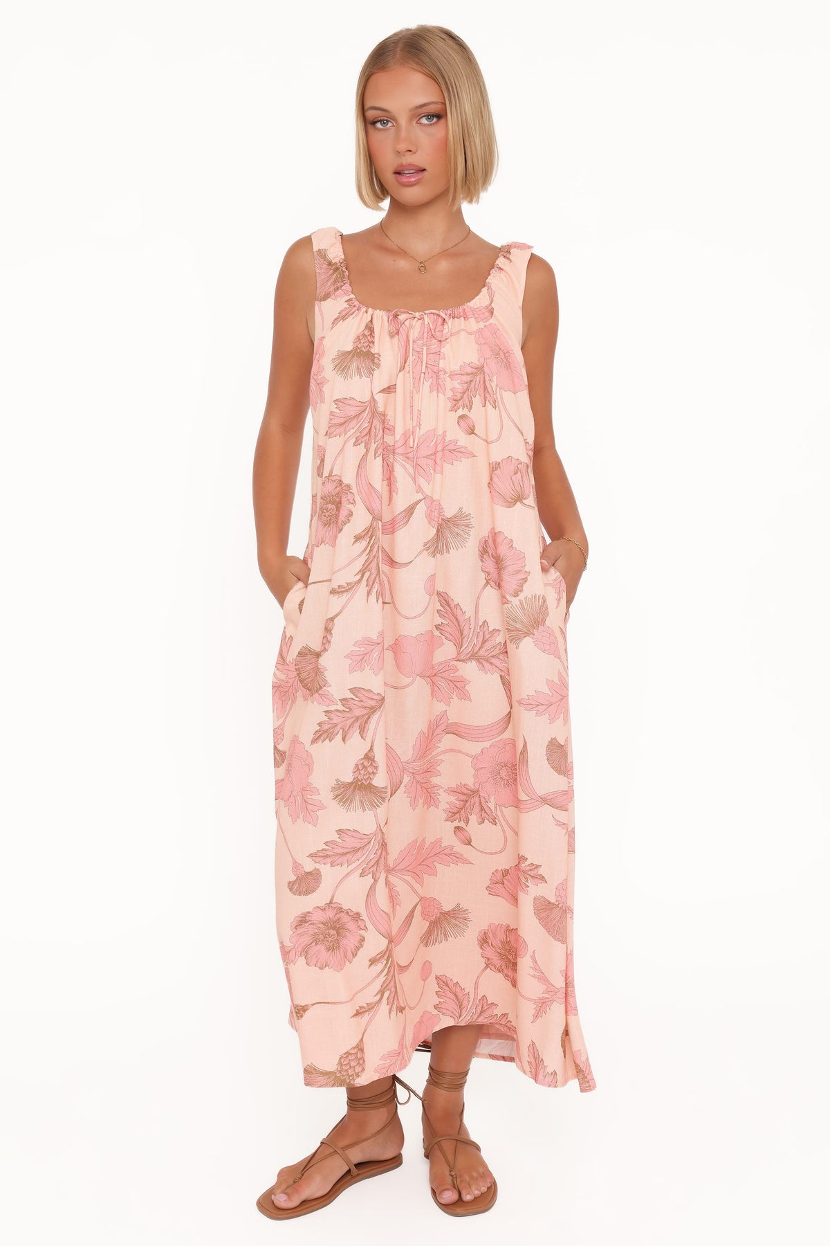 Bowman Maxi Dress in Pink Floral – view 2 of 8
