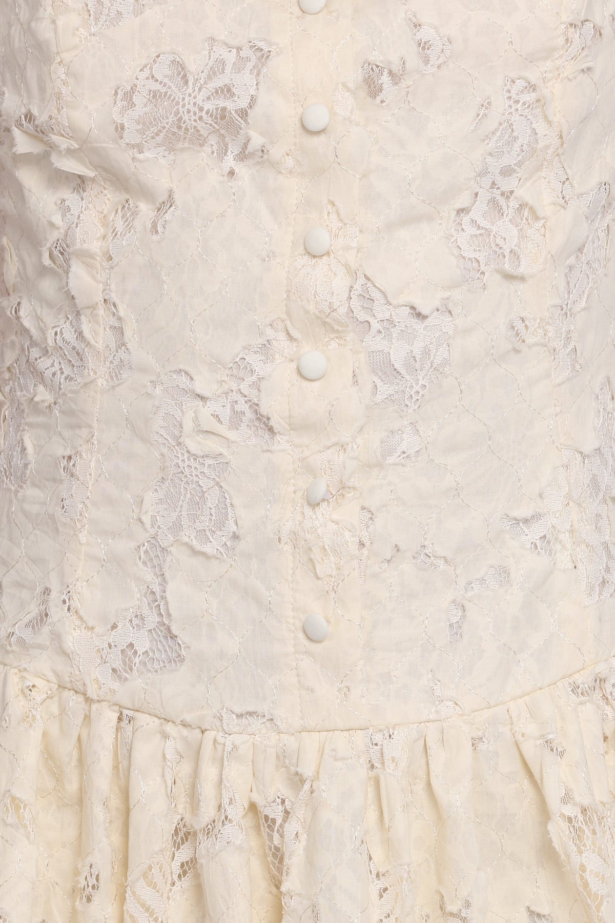 Briar Lace Mini Dress in Cream – view 7 of 7