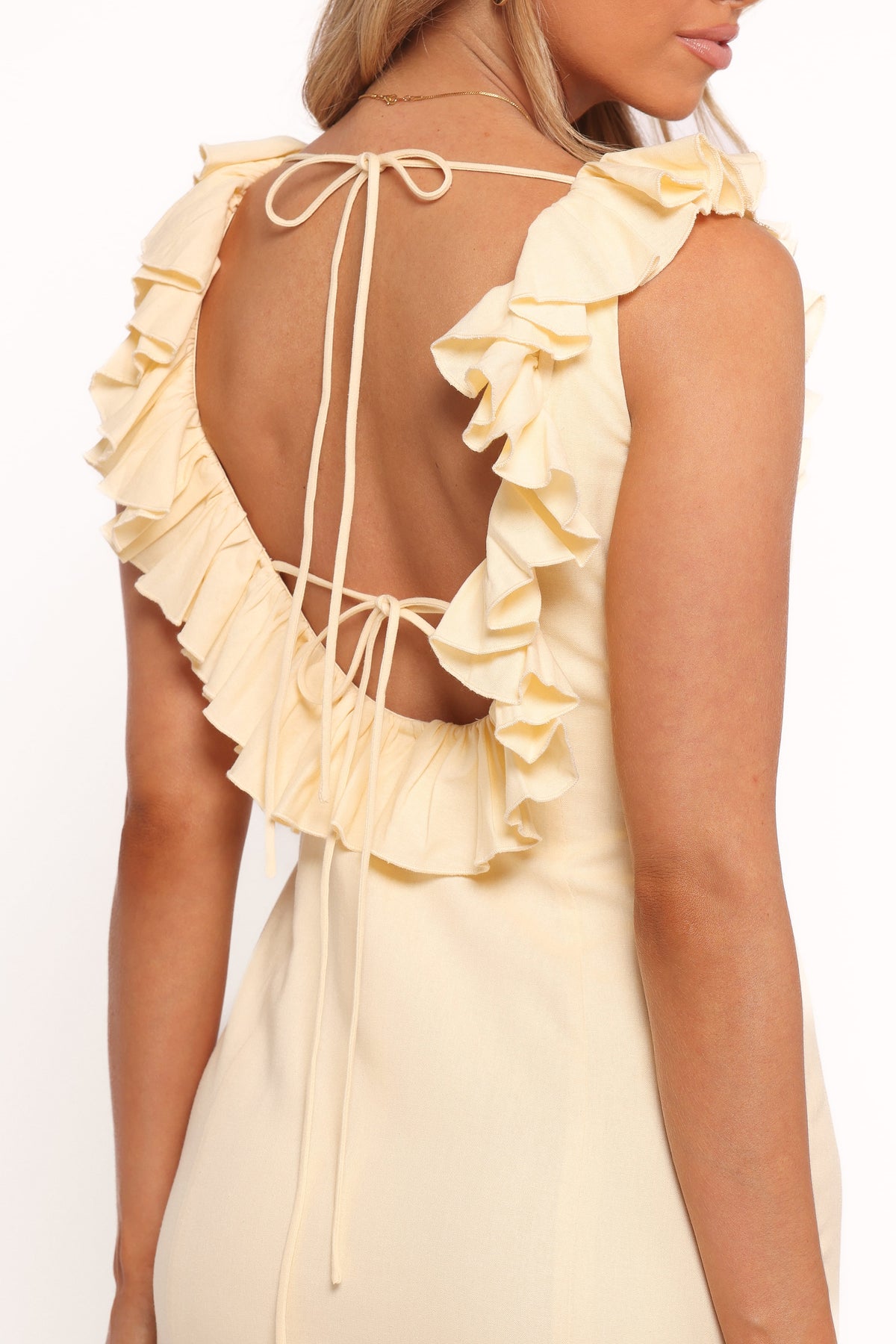 Brienne Maxi Dress in Butter Yellow – view 4 of 6