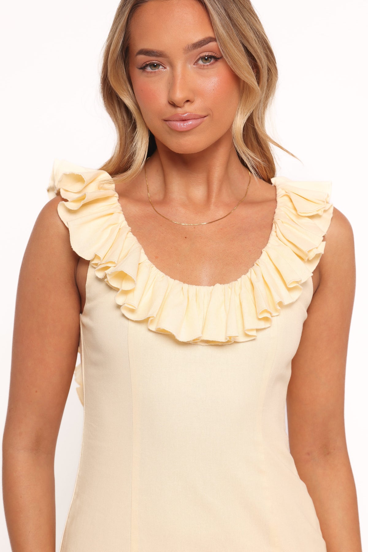 Brienne Maxi Dress in Butter Yellow – view 5 of 6