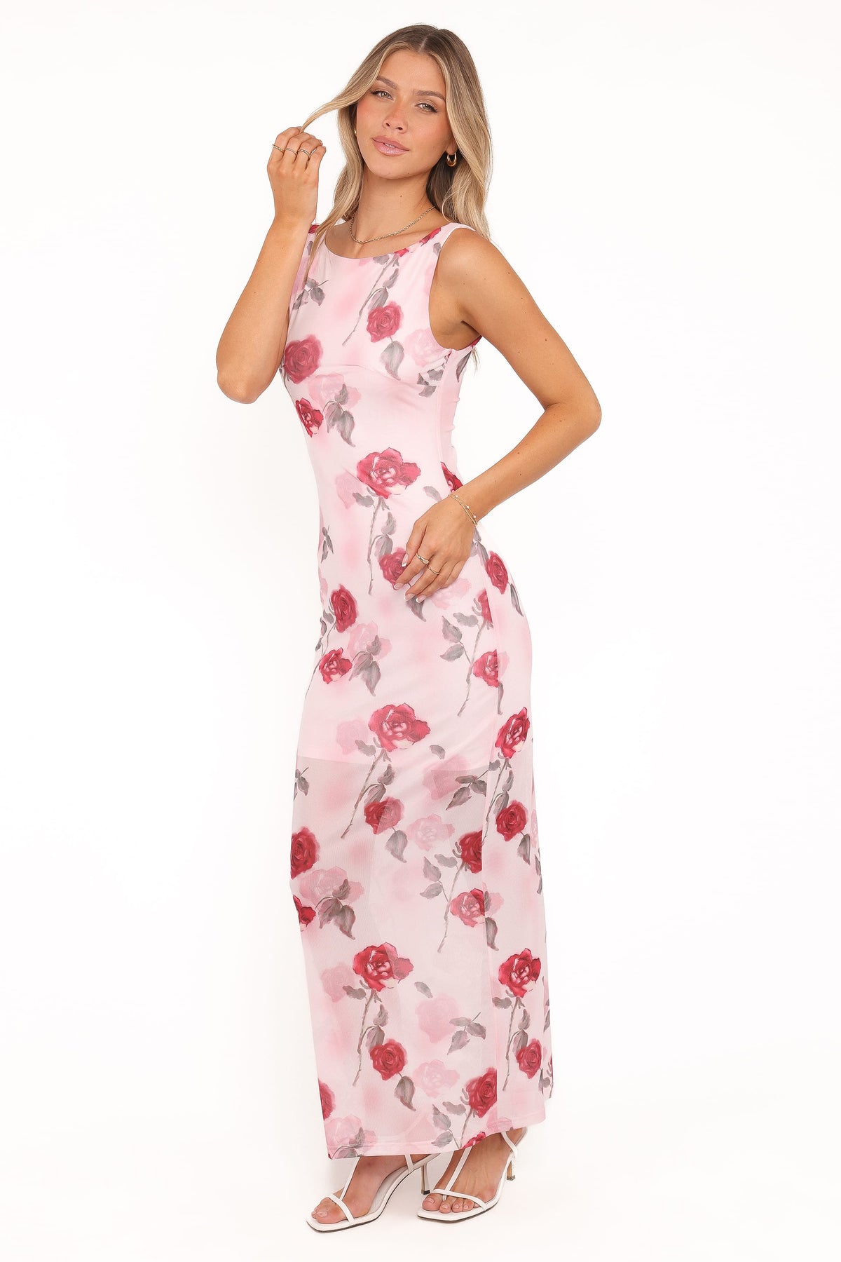 Brissa Maxi Dress in Pink Floral – view 5 of 6