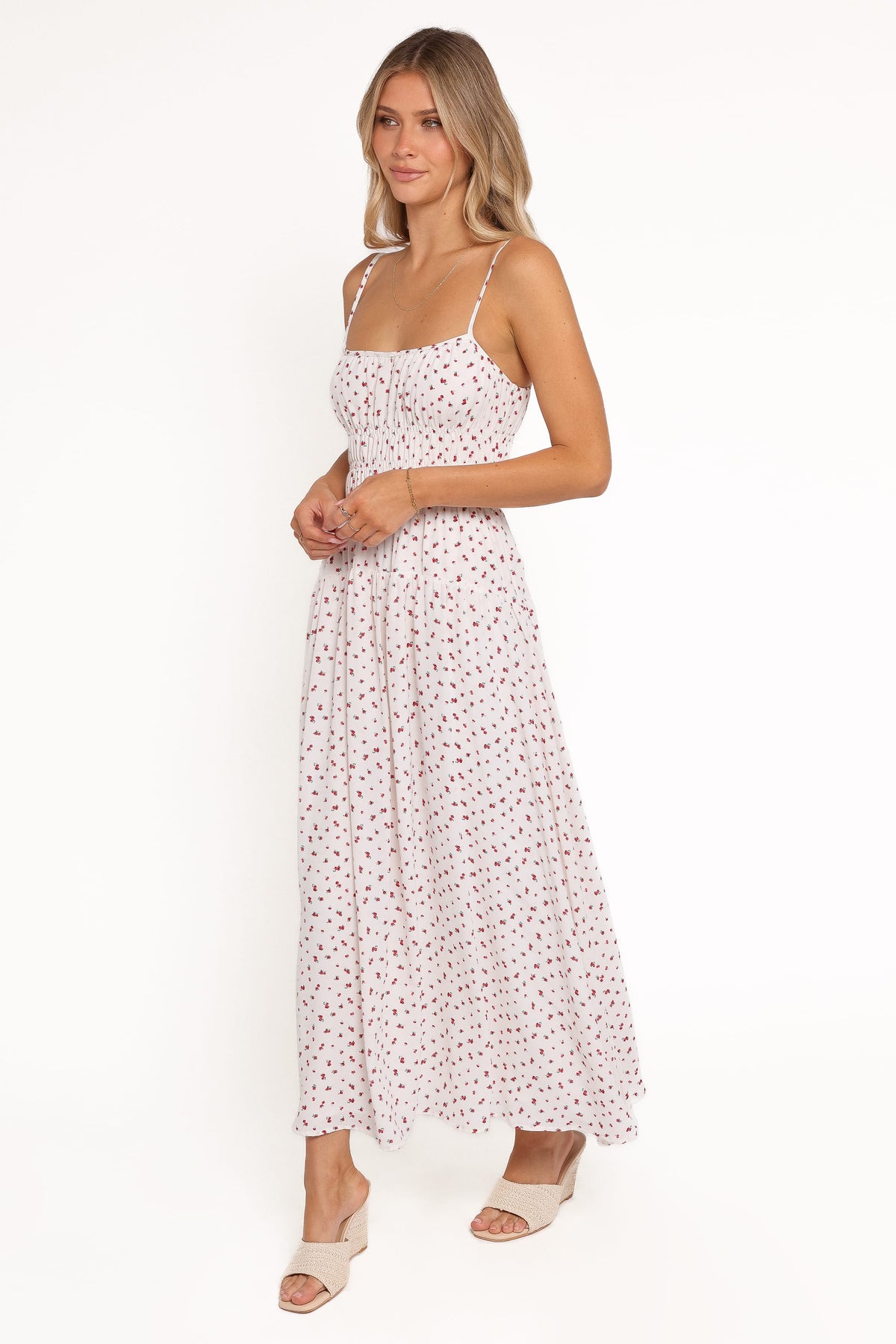 Brittany Maxi Dress in Red Floral – view 4 of 7