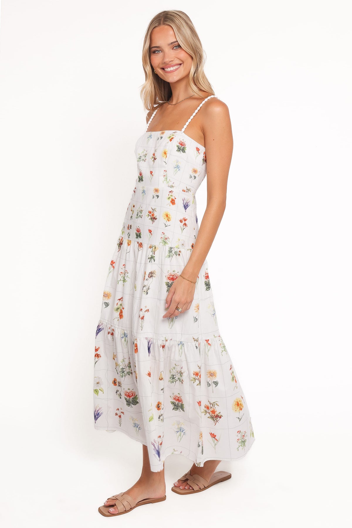 Brooks Maxi Dress in White Floral – view 3 of 5