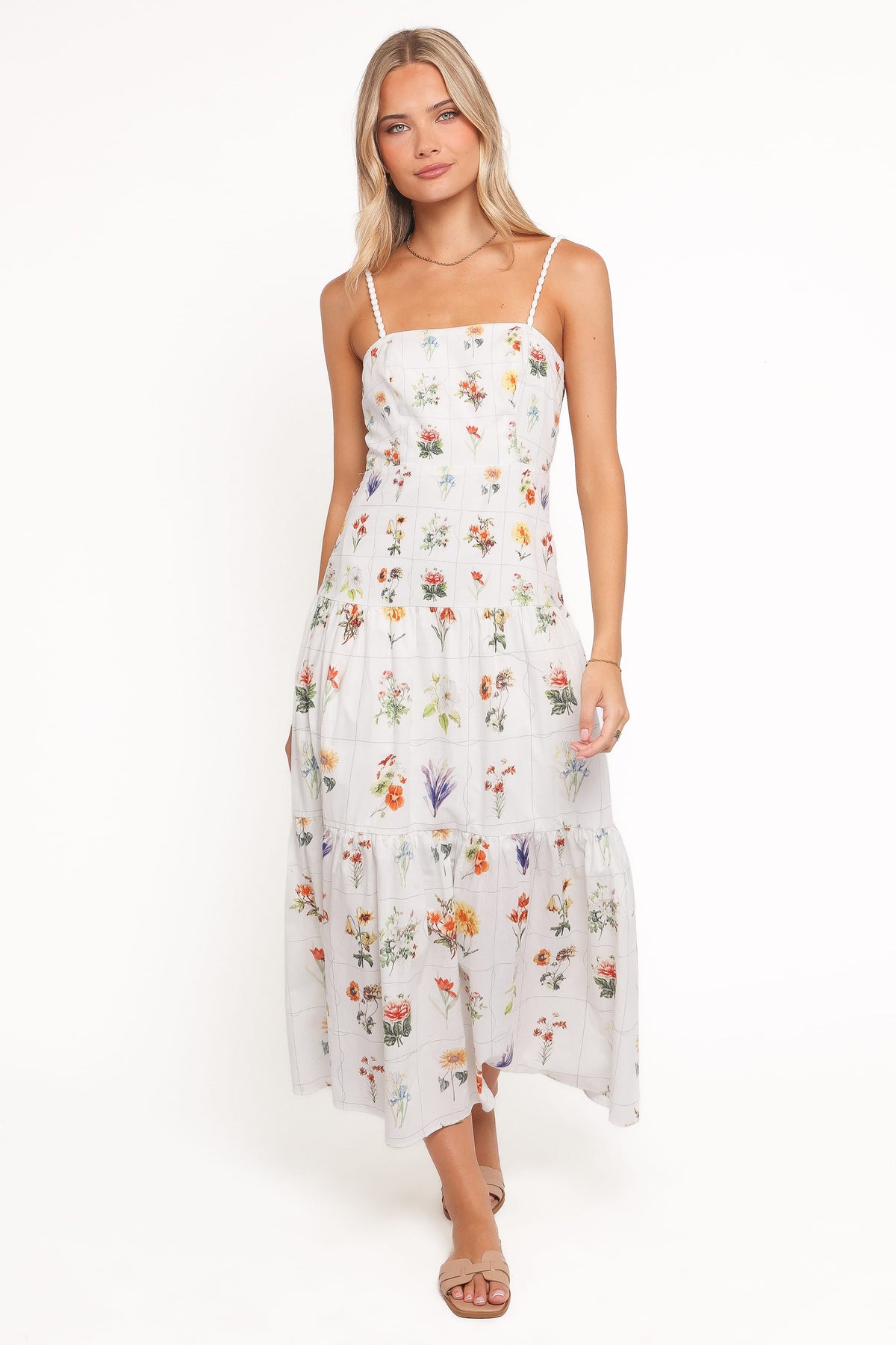 Brooks Maxi Dress in White Floral – view 1 of 5
