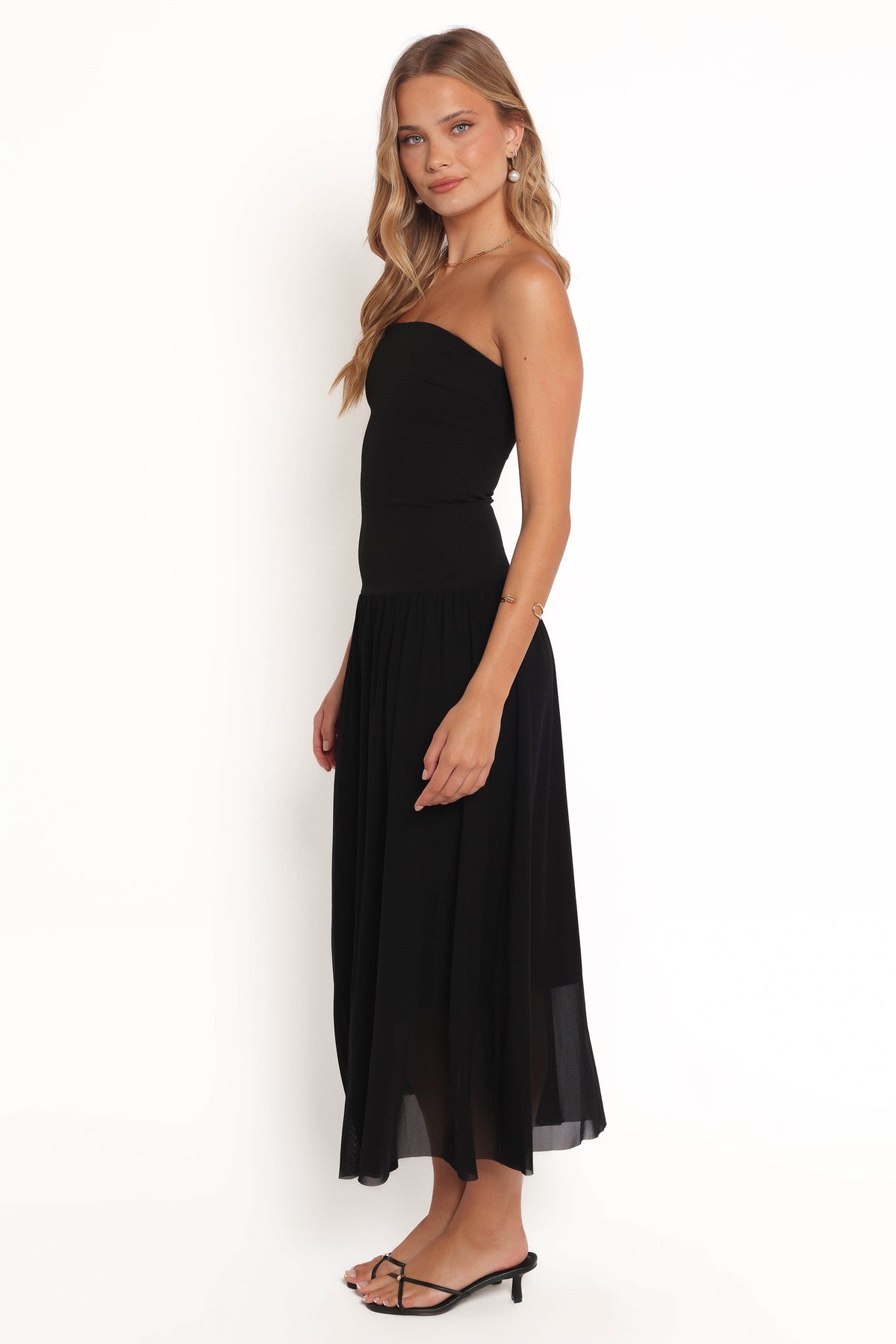 Caitie Midi Dress in Black – view 3 of 8