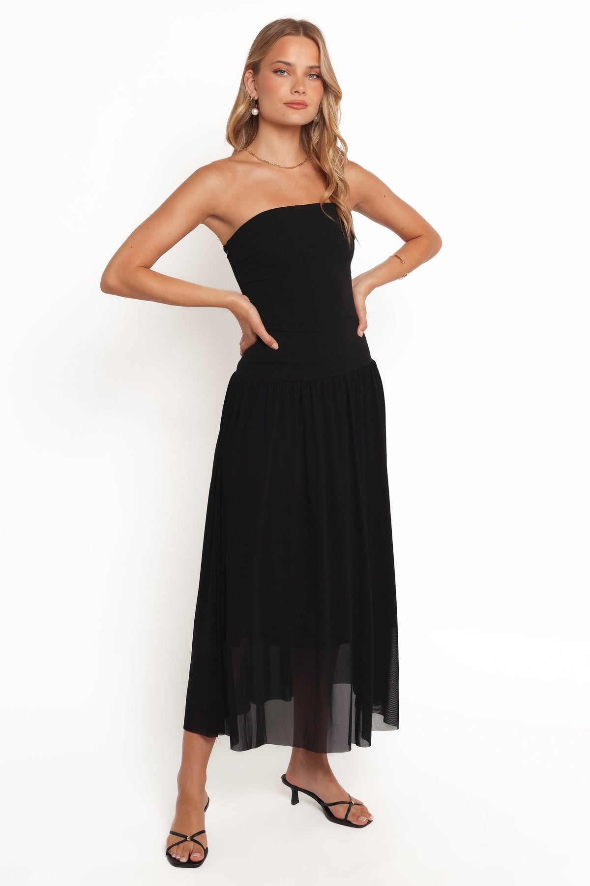 Caitie Midi Dress in Black – view 5 of 8