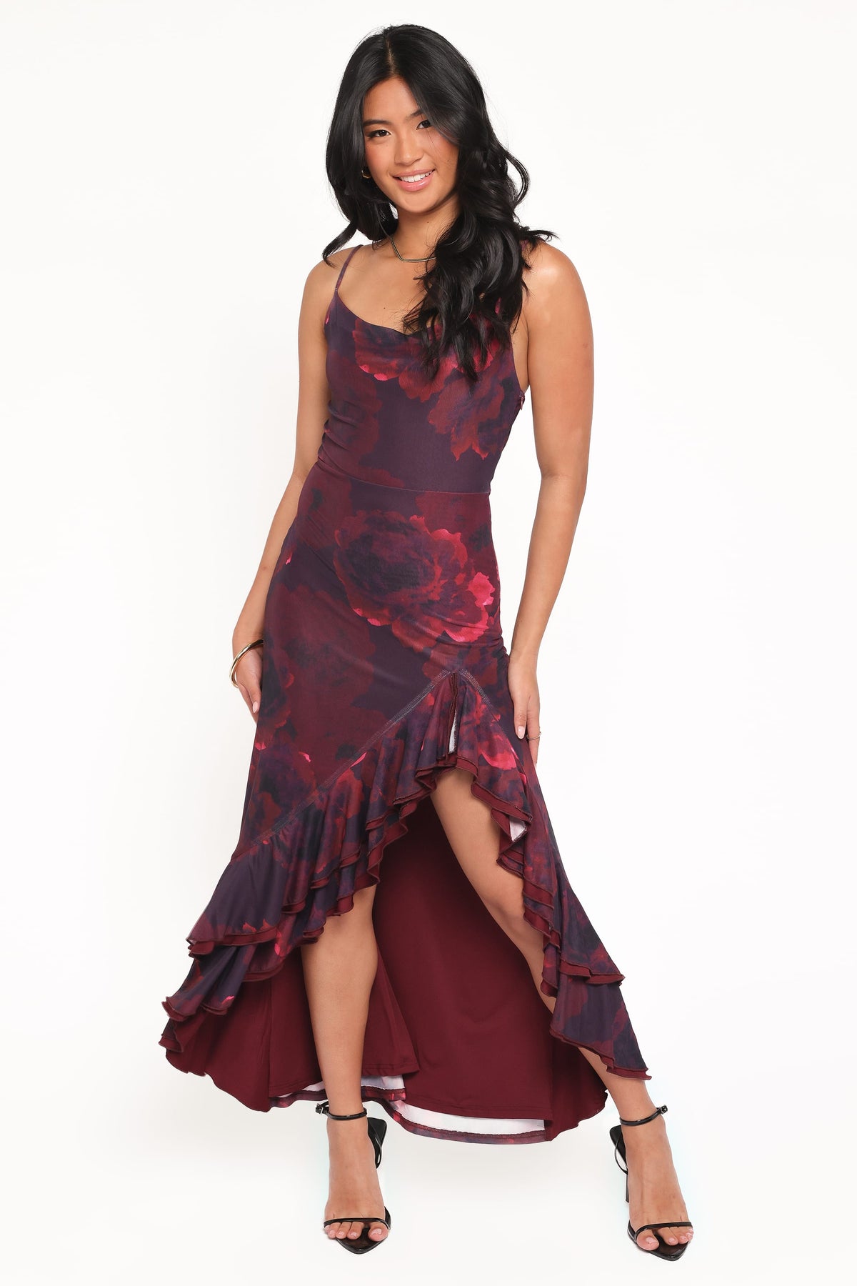 Carella Maxi Dress in Red Floral – view 1 of 7