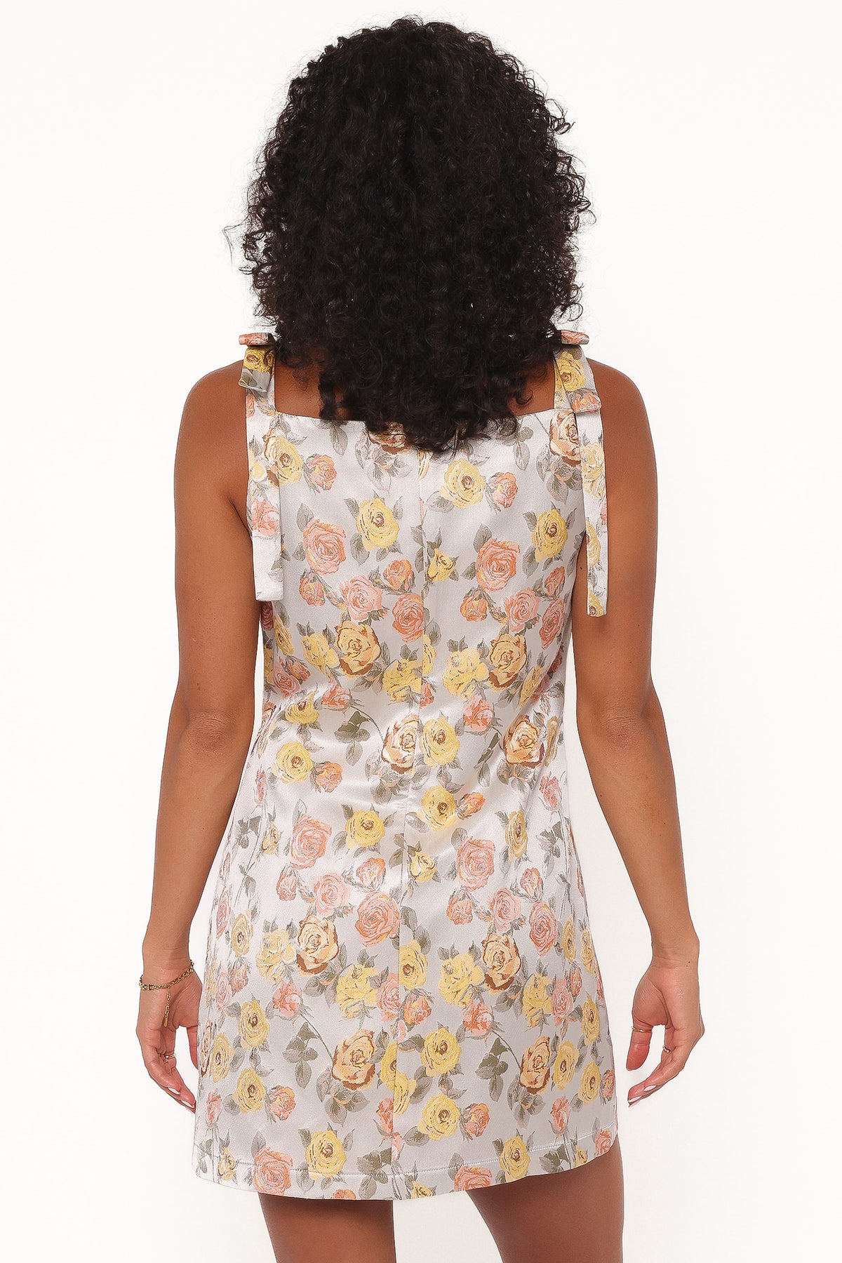 Carlie Mini Dress in Dusty Blue – view 5 of 7