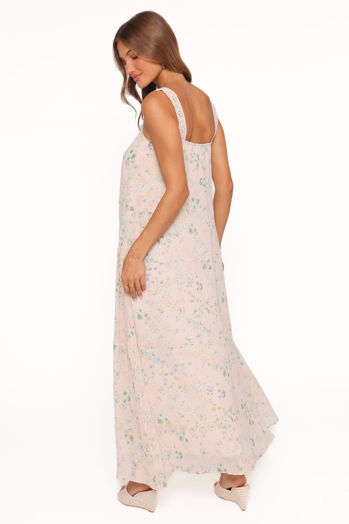 Caroline Maxi Dress in Pastel Pink Floral – view 5 of 7