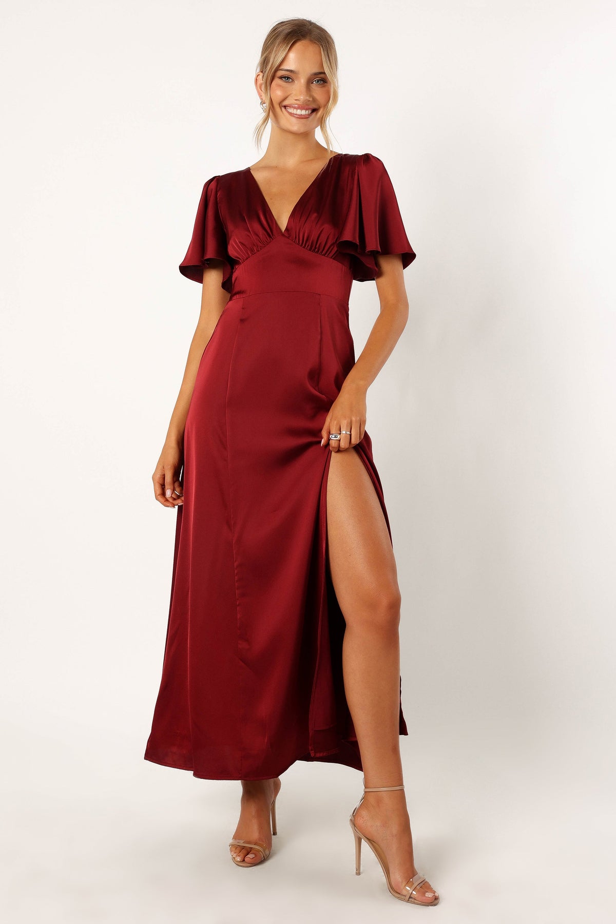 Casper Maxi Dress in Wine – view 7 of 10