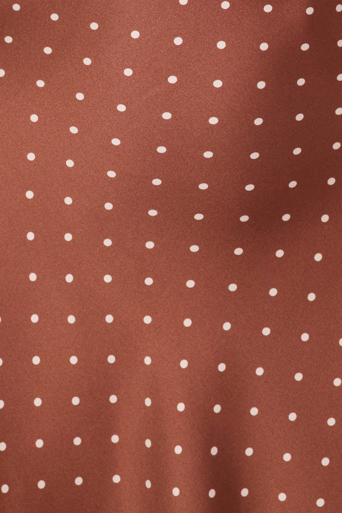 Cassinda Mini Dress in Brown Polka Dot – view 6 of 6