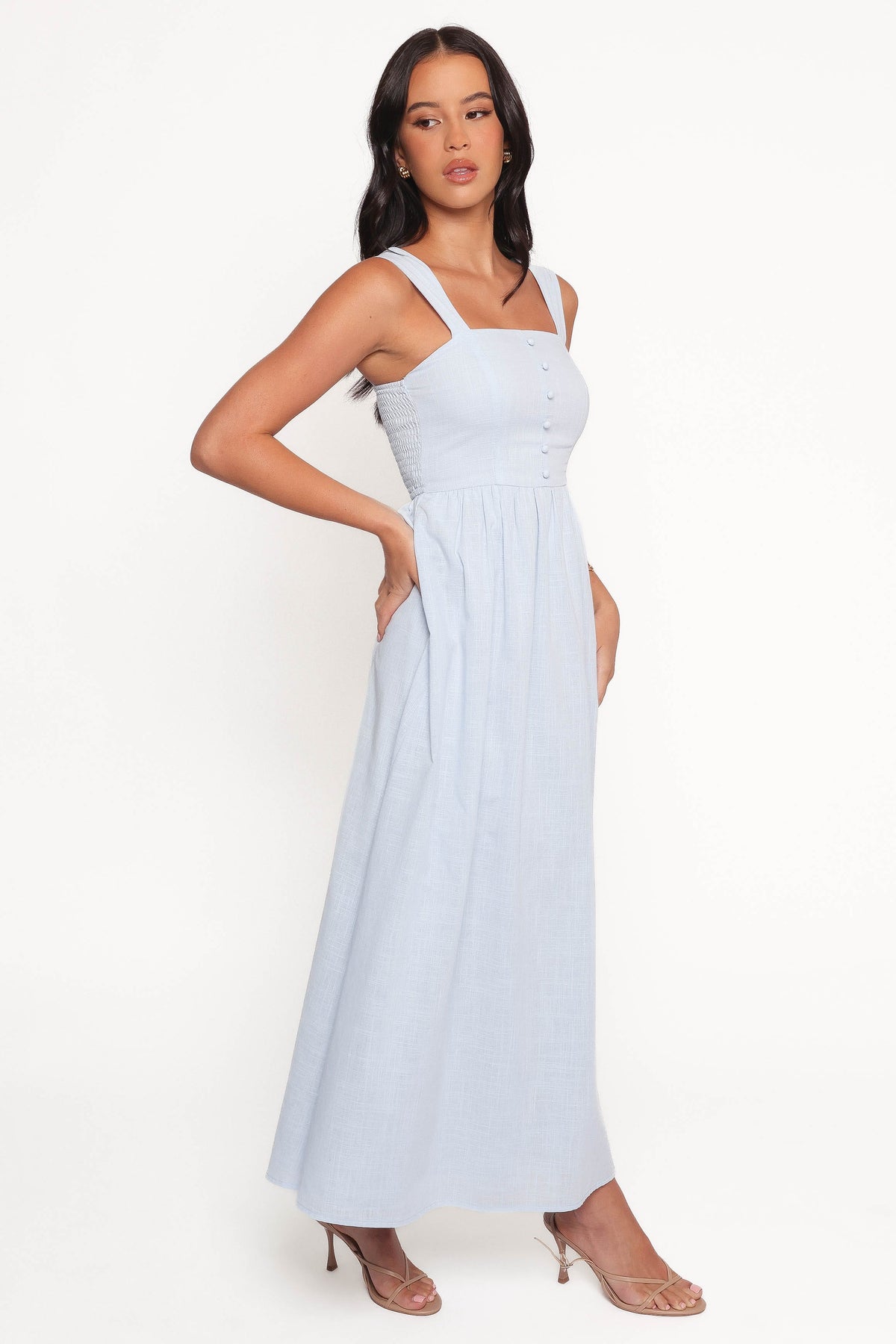 Caty Maxi Dress in Pale Blue – view 6 of 7
