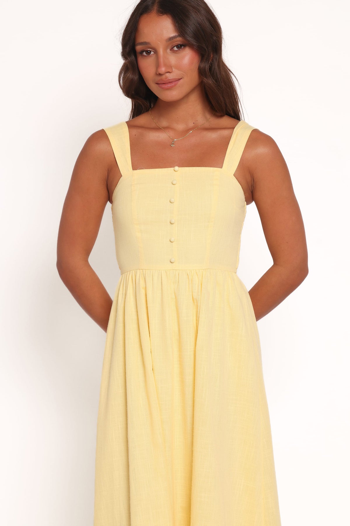 Caty Maxi Dress in Yellow – view 3 of 7