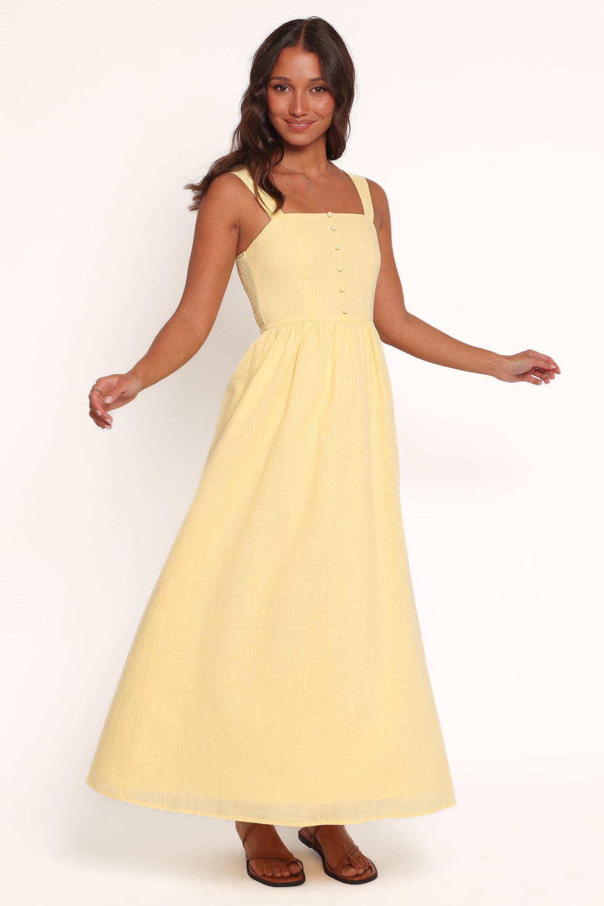 Caty Maxi Dress in Yellow – view 2 of 7