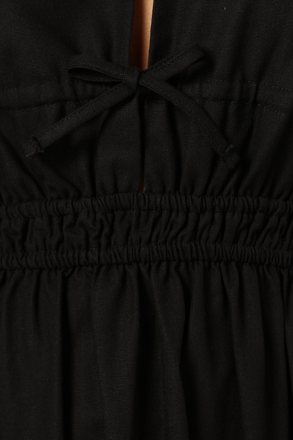 Cece Long Sleeve Maxi Dress in Black – view 7 of 7