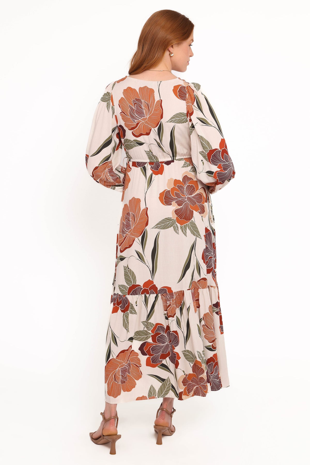 Cerwin Midi Dress in Fall Floral – view 4 of 6