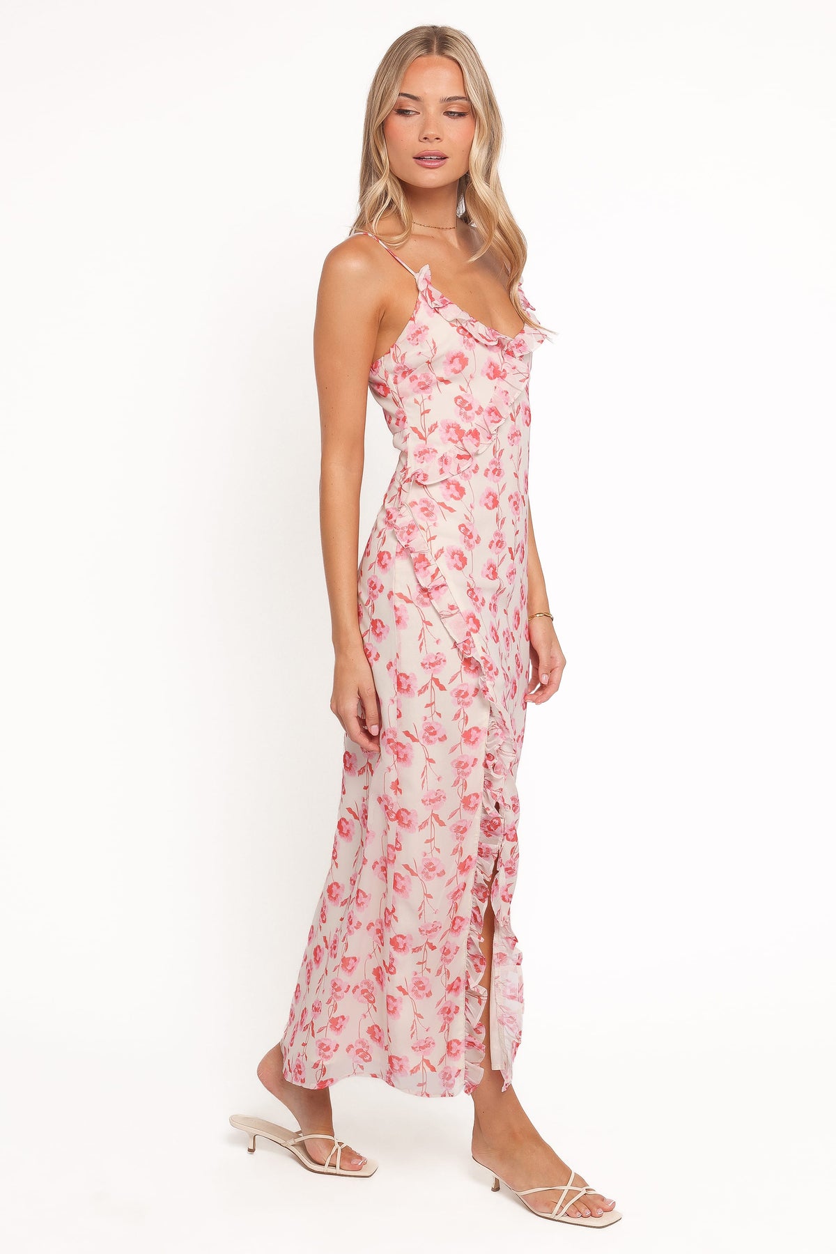 Charli Maxi Dress in Pink Floral – view 3 of 6