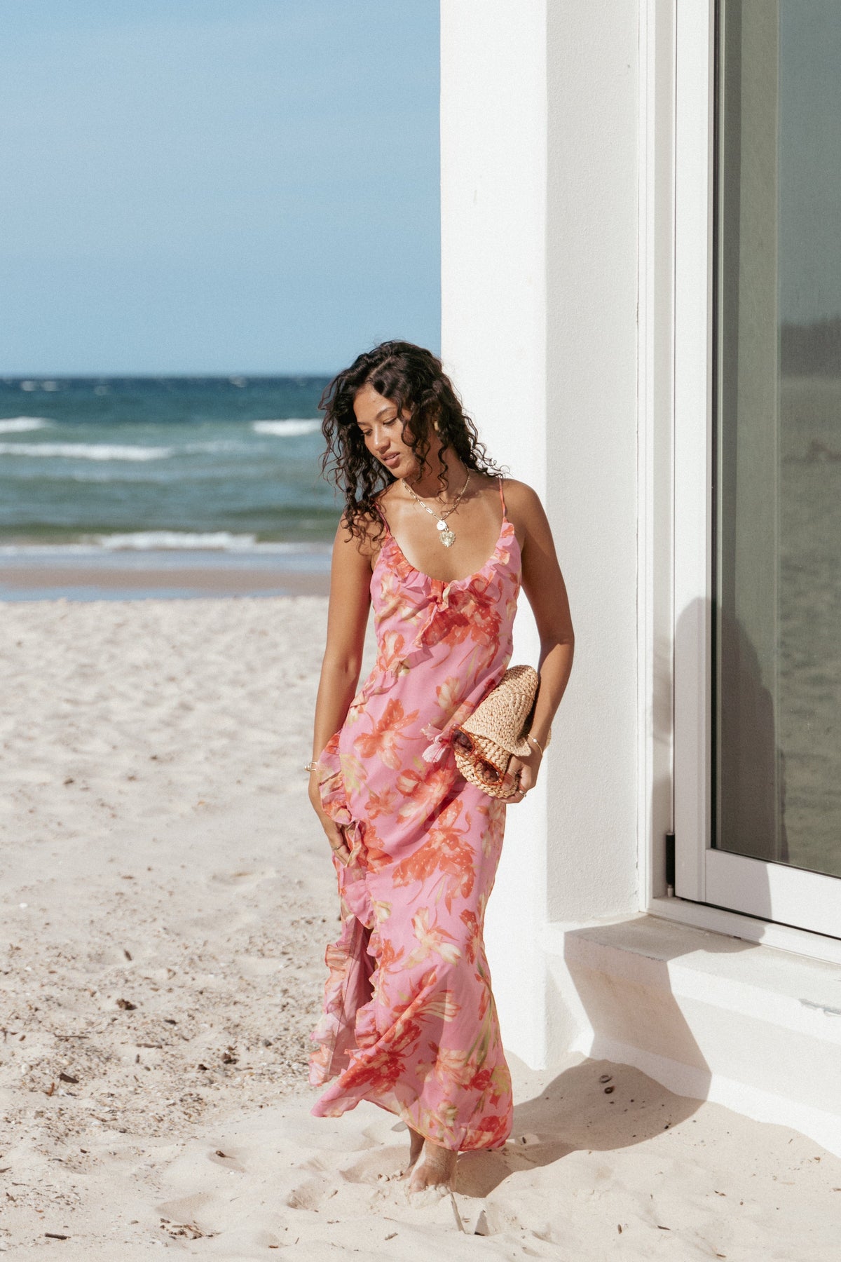 Charli Maxi Dress in Tropical Floral – view 2 of 8