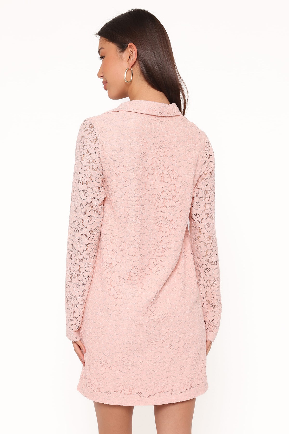Cidel Mini Dress in Pink Lace – view 4 of 6