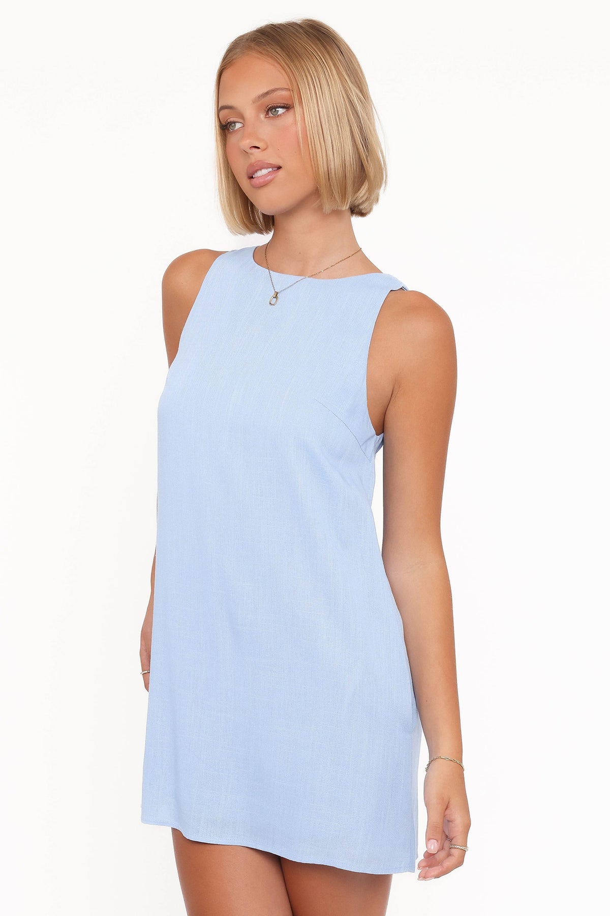 Coben Mini Dress in Blue – view 4 of 9