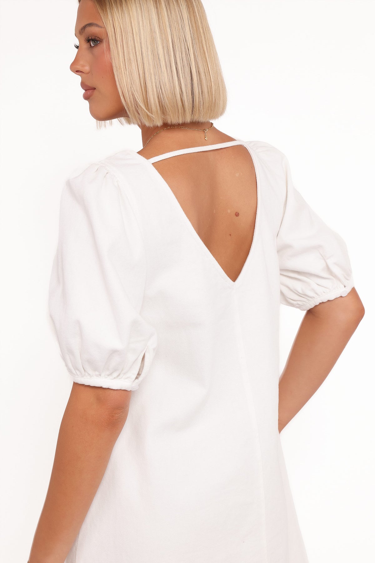 Coleman Mini Dress in Cream – view 5 of 8