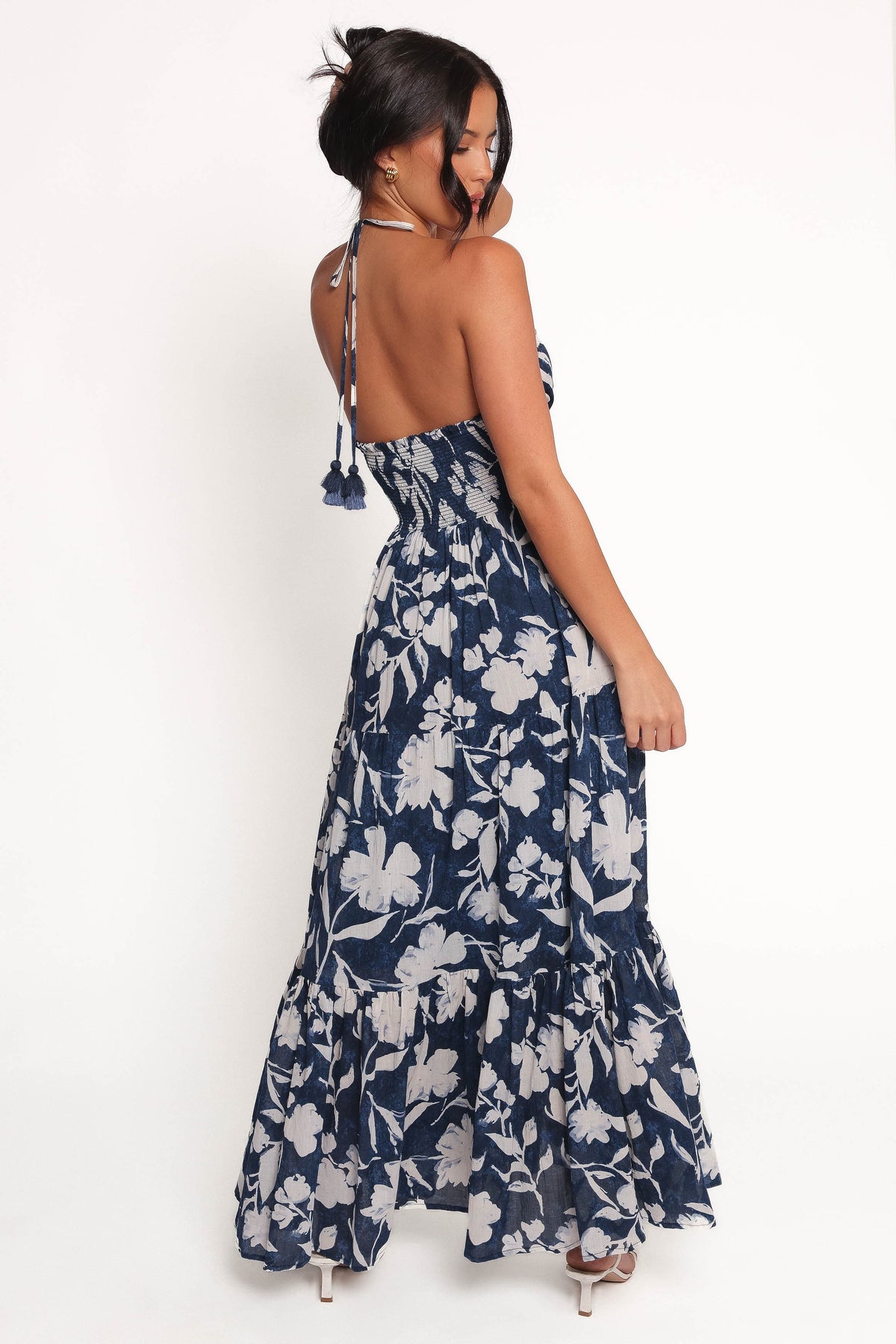Coralie Maxi Dress in Navy Peony – view 2 of 7