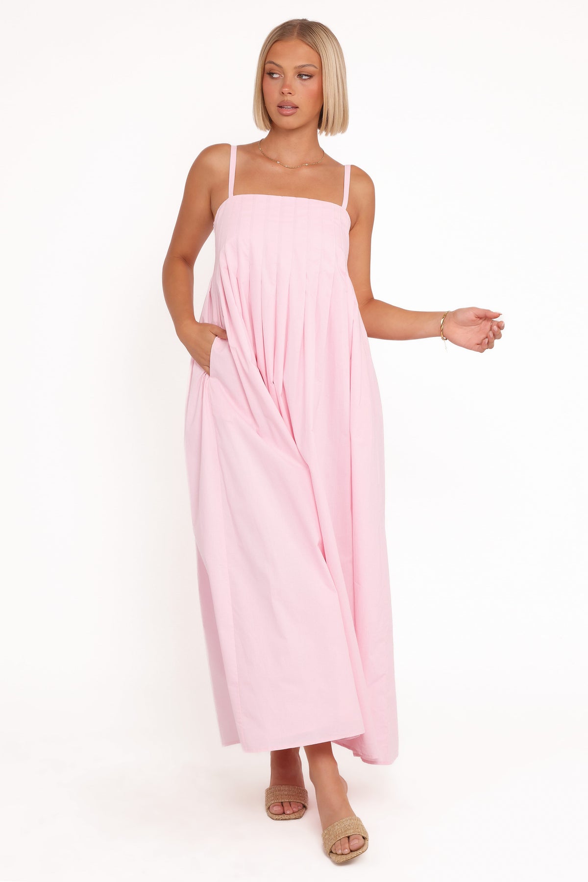 Corfu Midi Dress in Pink – view 1 of 6