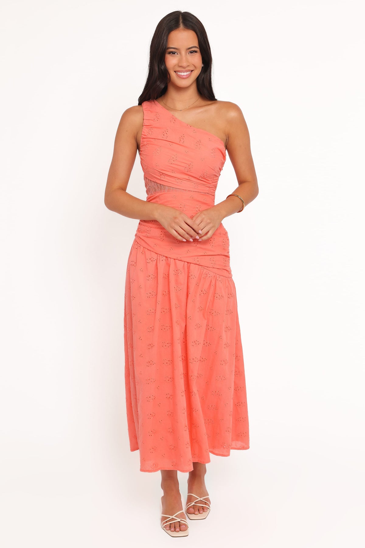 Corinne Maxi Dress in Coral – view 2 of 7