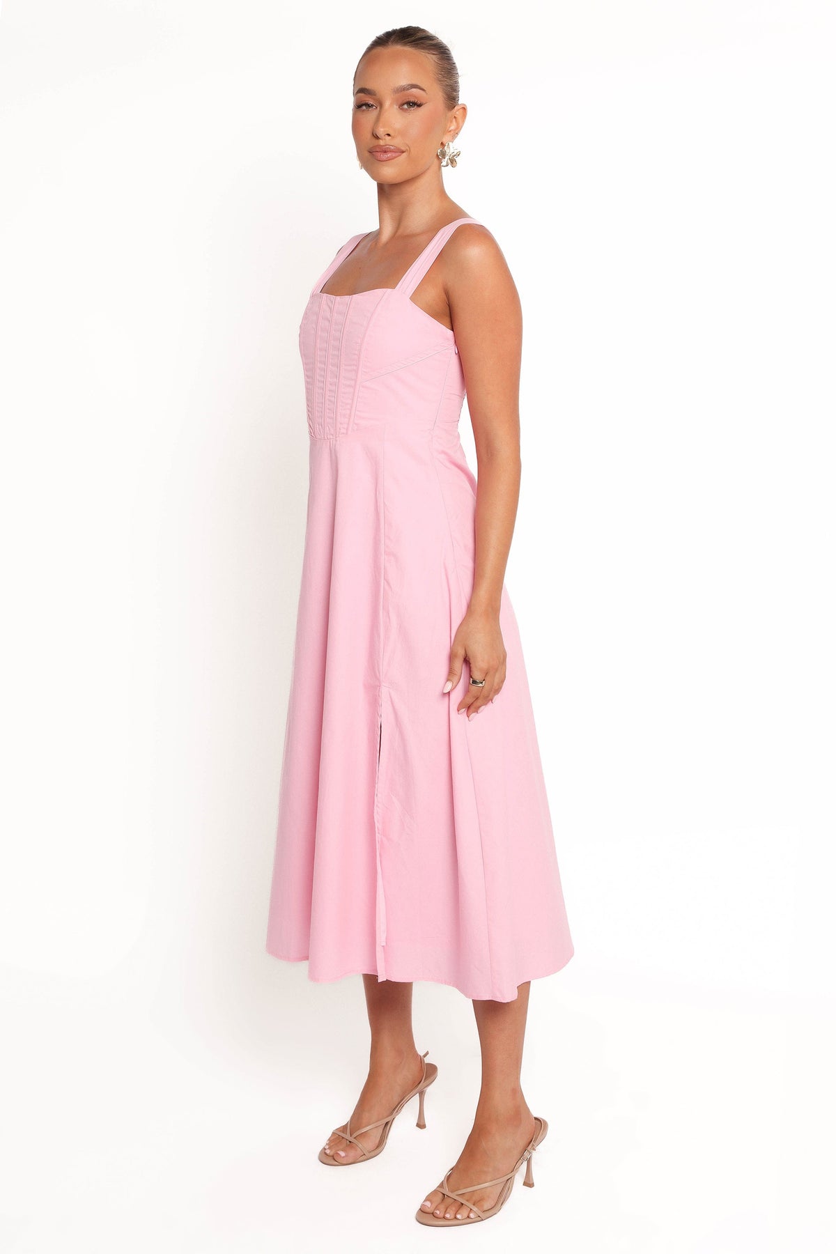 Cosima Midi Dress in Pink – view 4 of 7