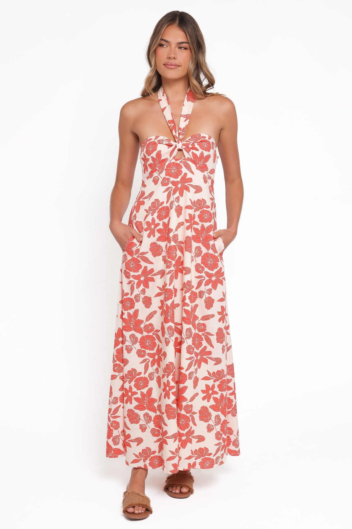Cottrell Maxi Dress in Red Floral – view 6 of 7