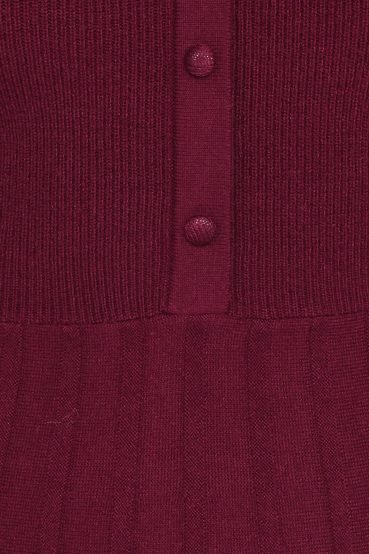 Darlina Long Sleeve Mini Dress in Burgundy – view 6 of 6