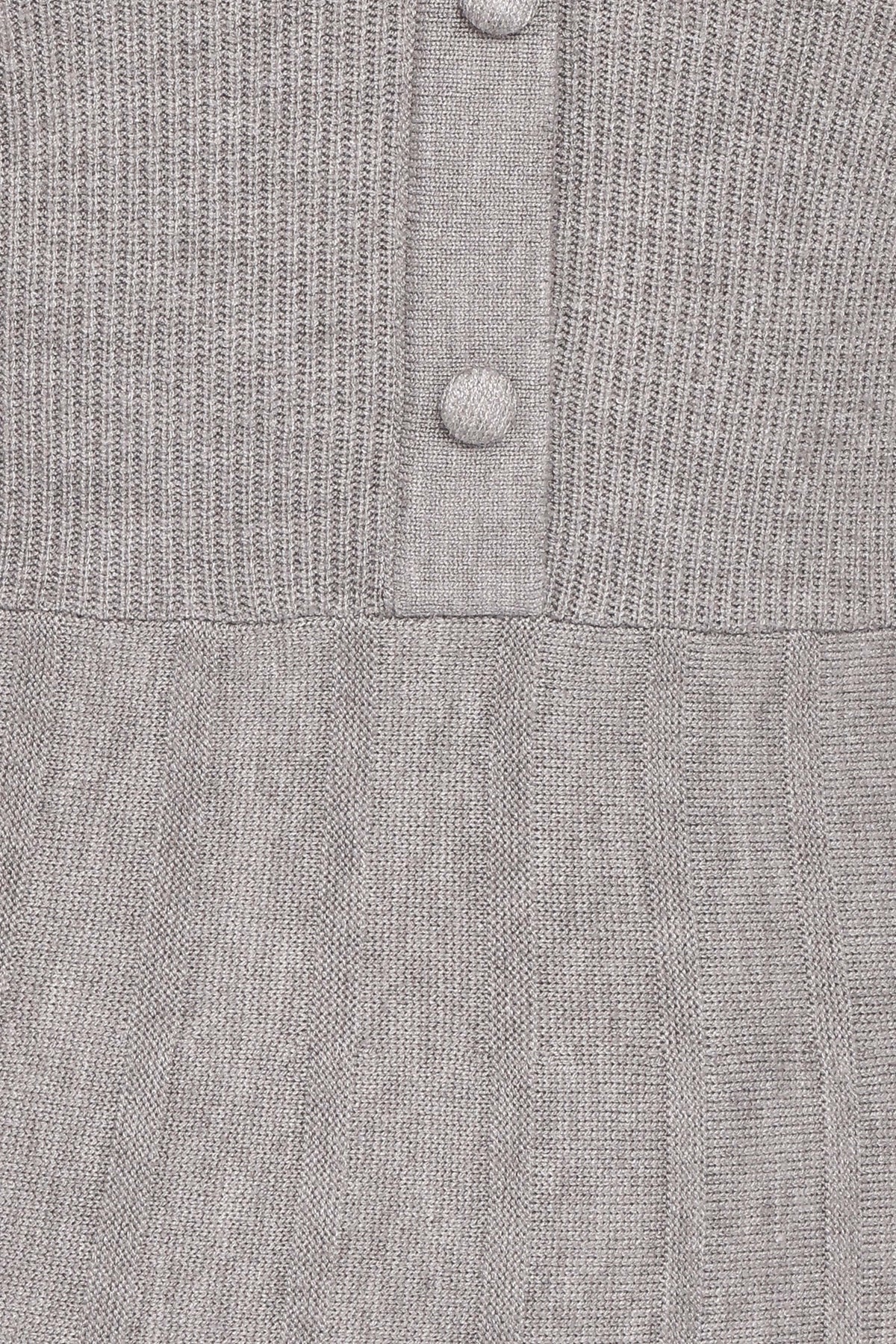 Darlina Long Sleeve Mini Dress in Heather Grey – view 6 of 6