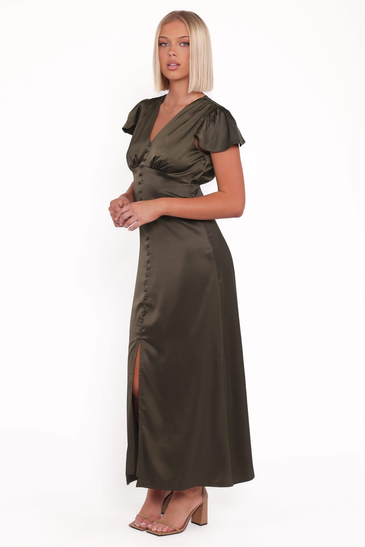 Dean Maxi Dress in Olive – view 3 of 6