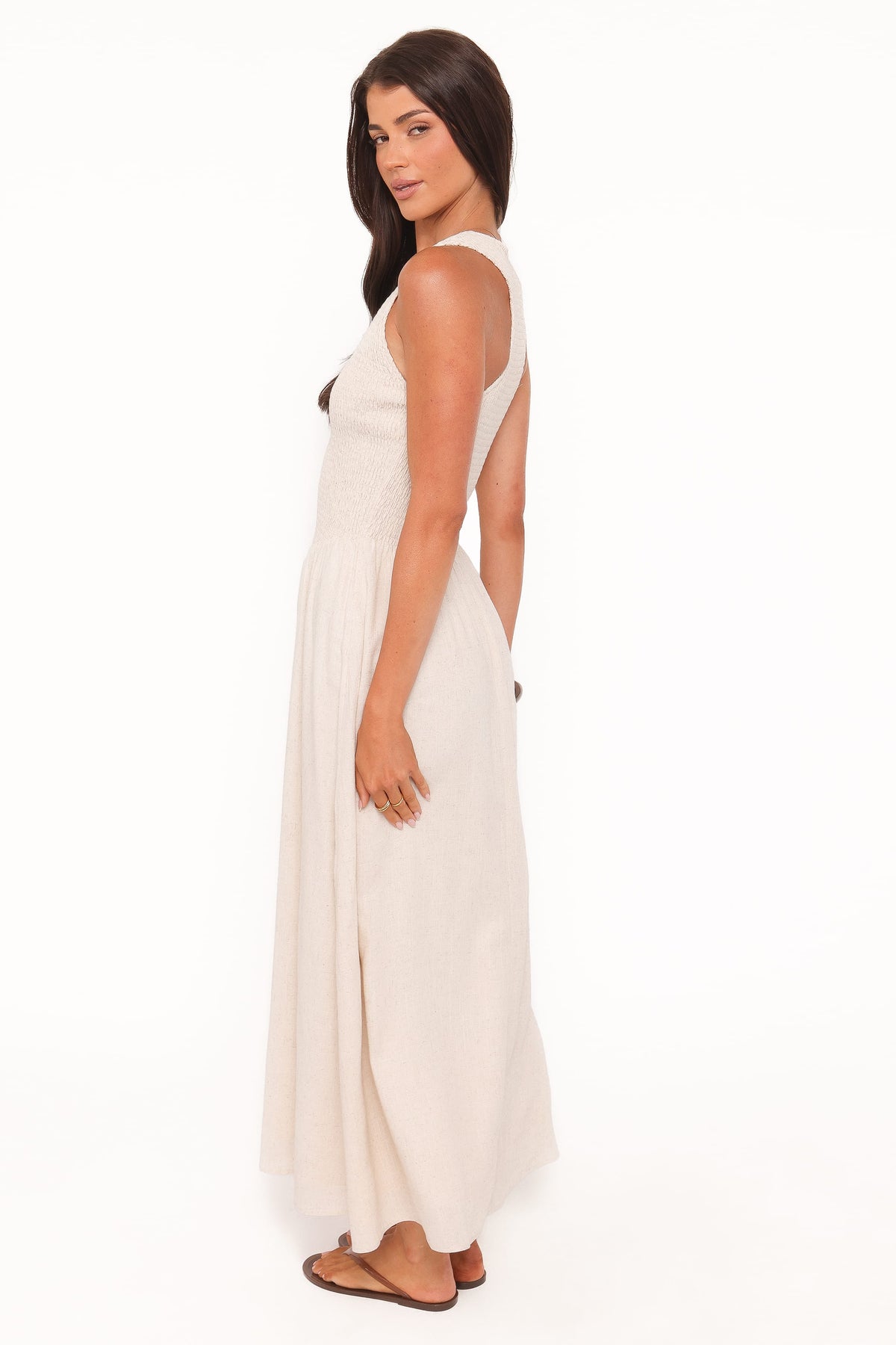 Dimity Maxi Dress in Oatmeal – view 5 of 8