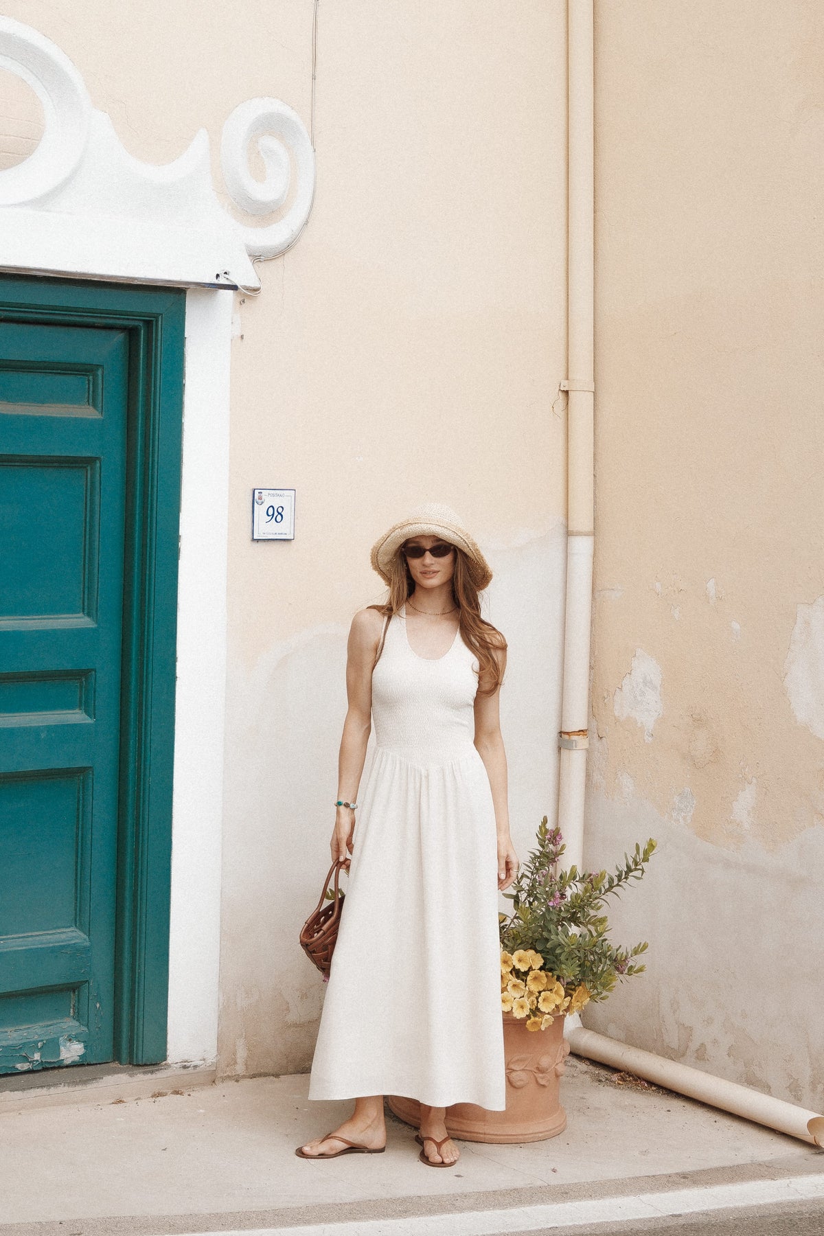Dimity Maxi Dress in Oatmeal – view 8 of 8