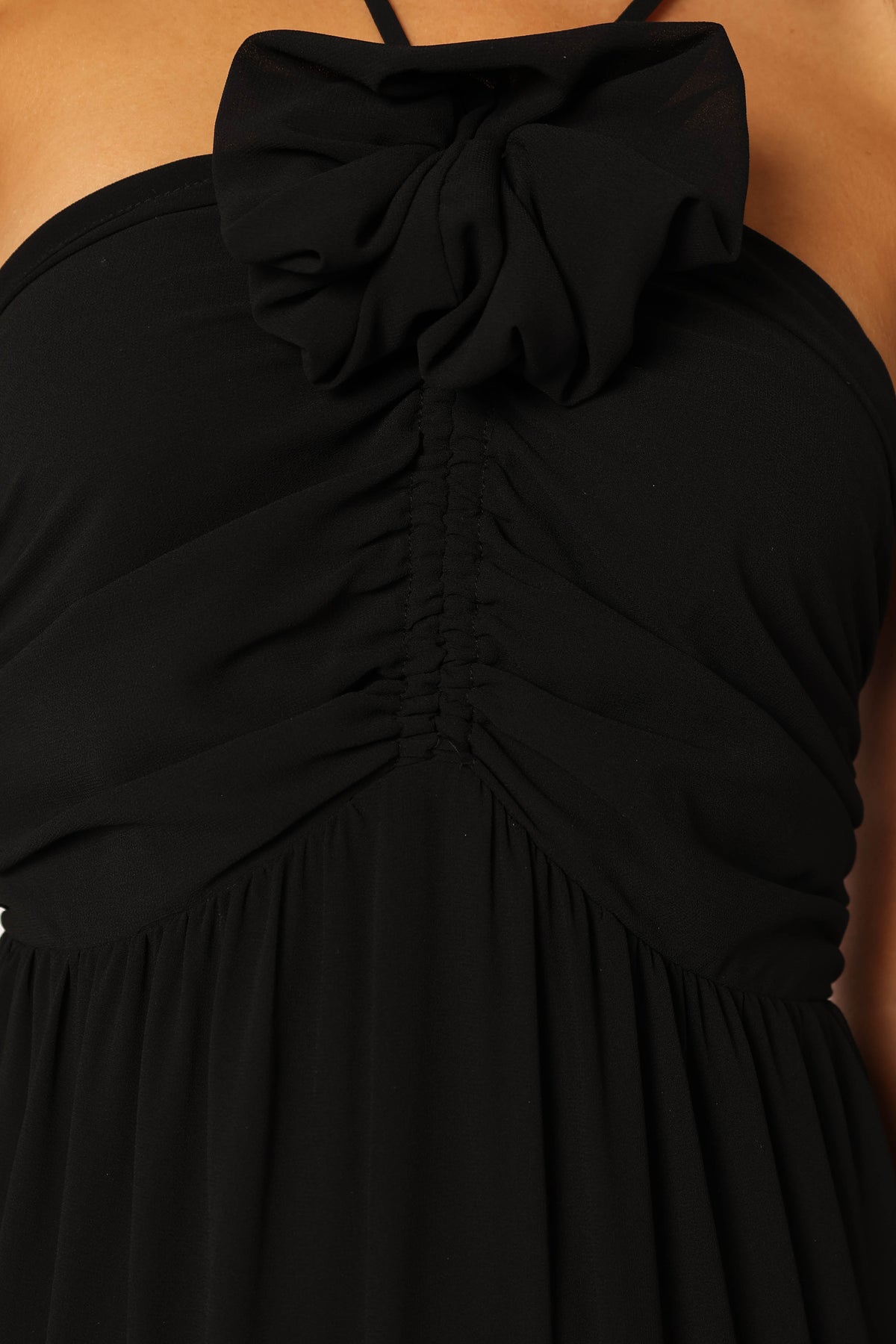 Dottie Halterneck Maxi Dress in Black – view 8 of 8