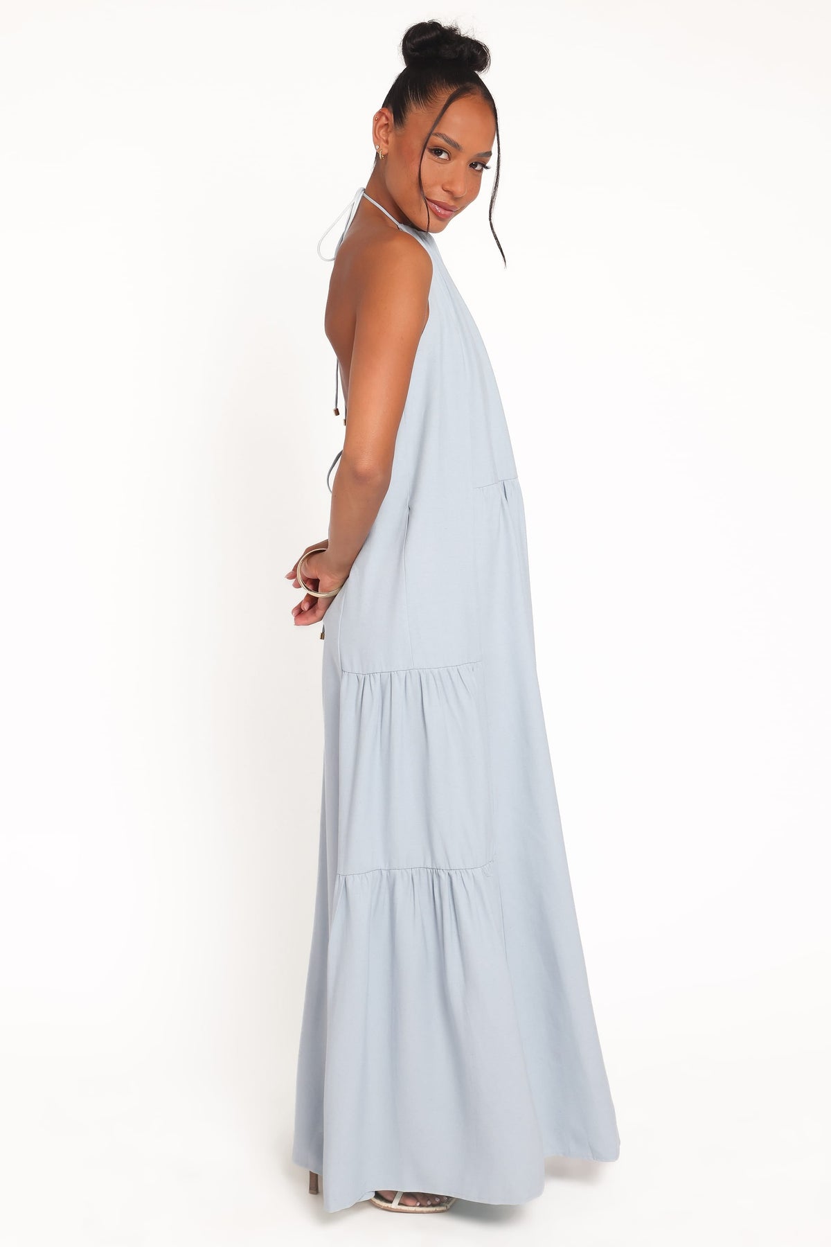 Eimear Halterneck Maxi Dress in Blue – view 4 of 6