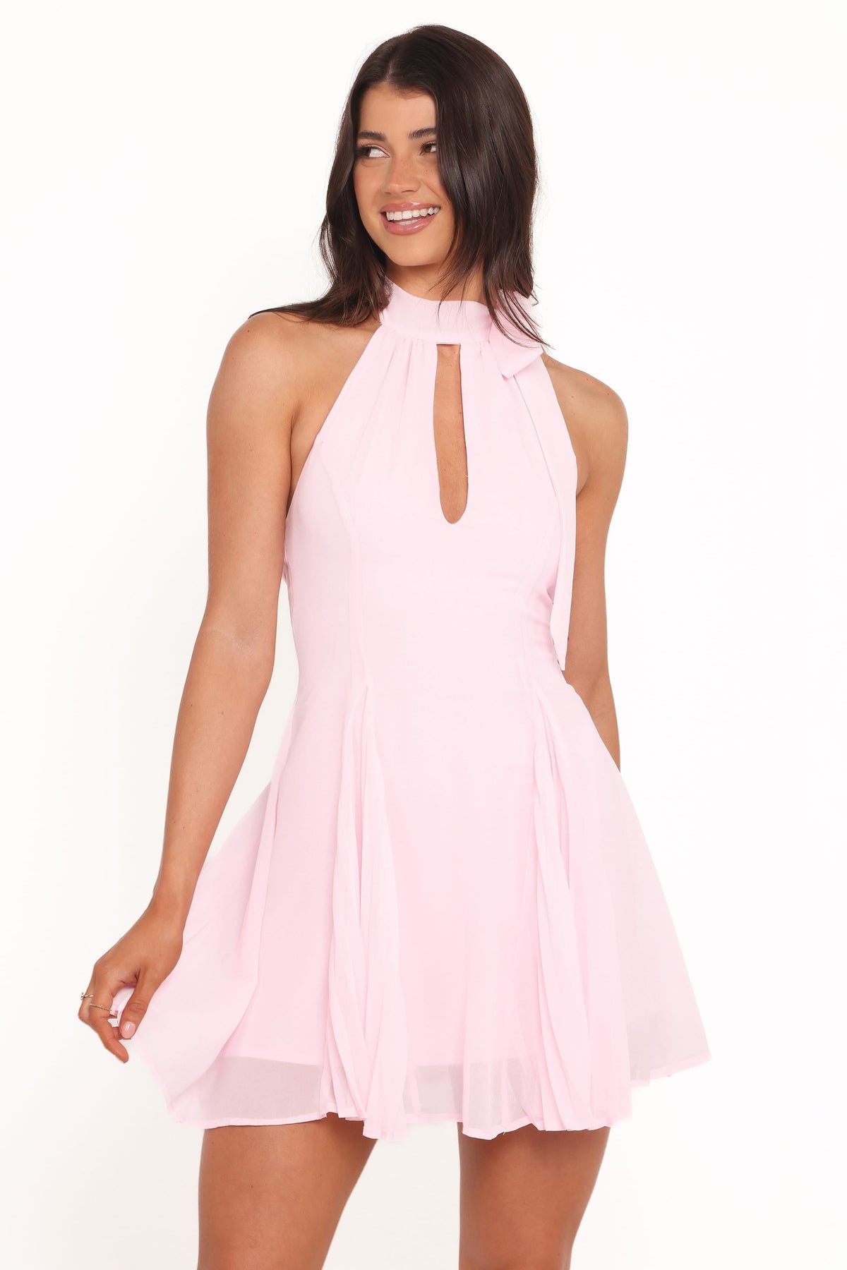 Elaine Mini Dress in Candy Pink – view 2 of 8
