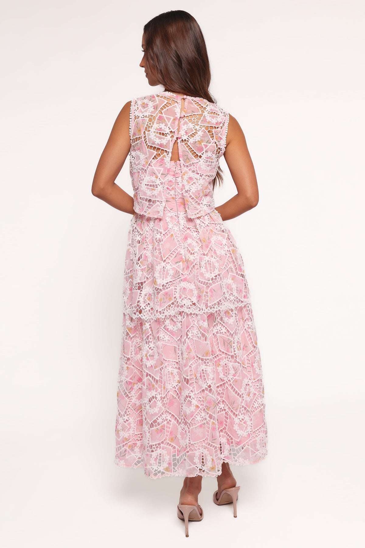 Eleanora Midi Dress in Pink Floral – view 4 of 6
