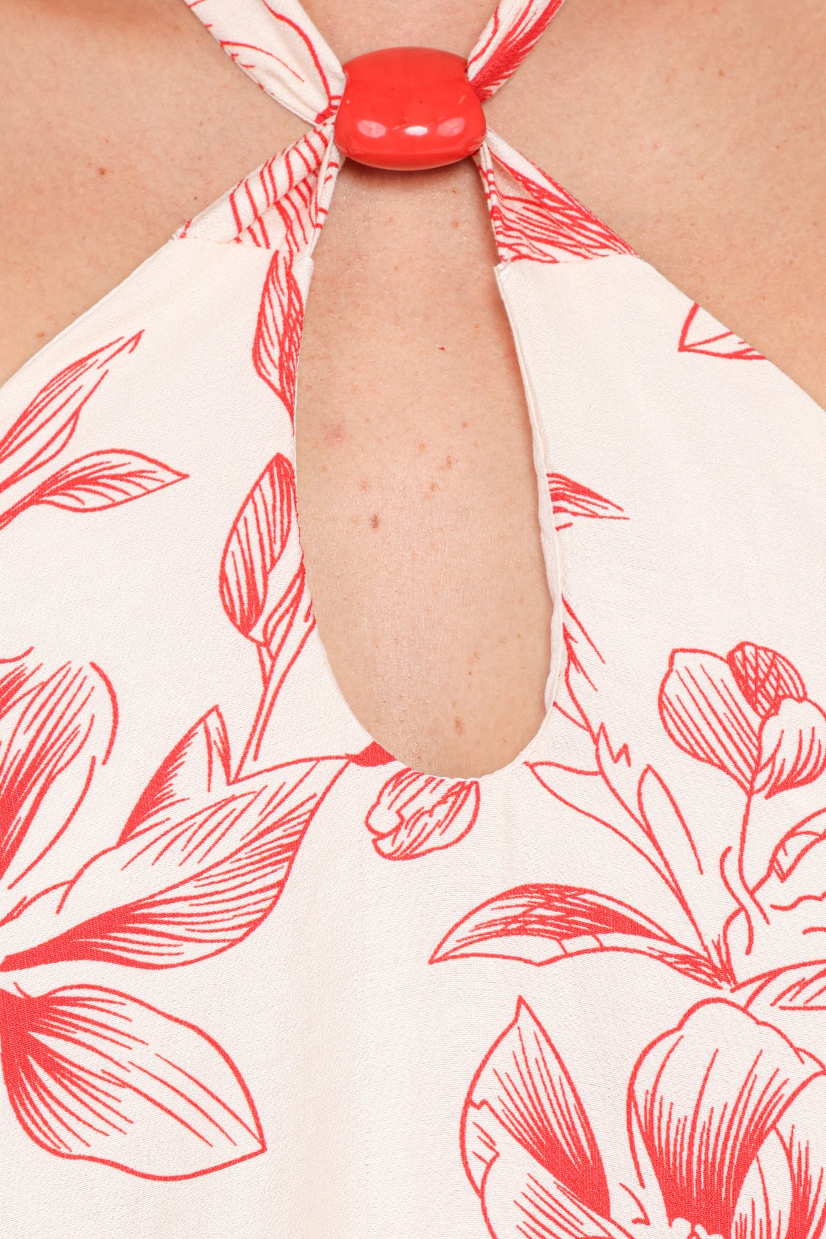 Elira Mini Dress in Red Floral – view 8 of 9
