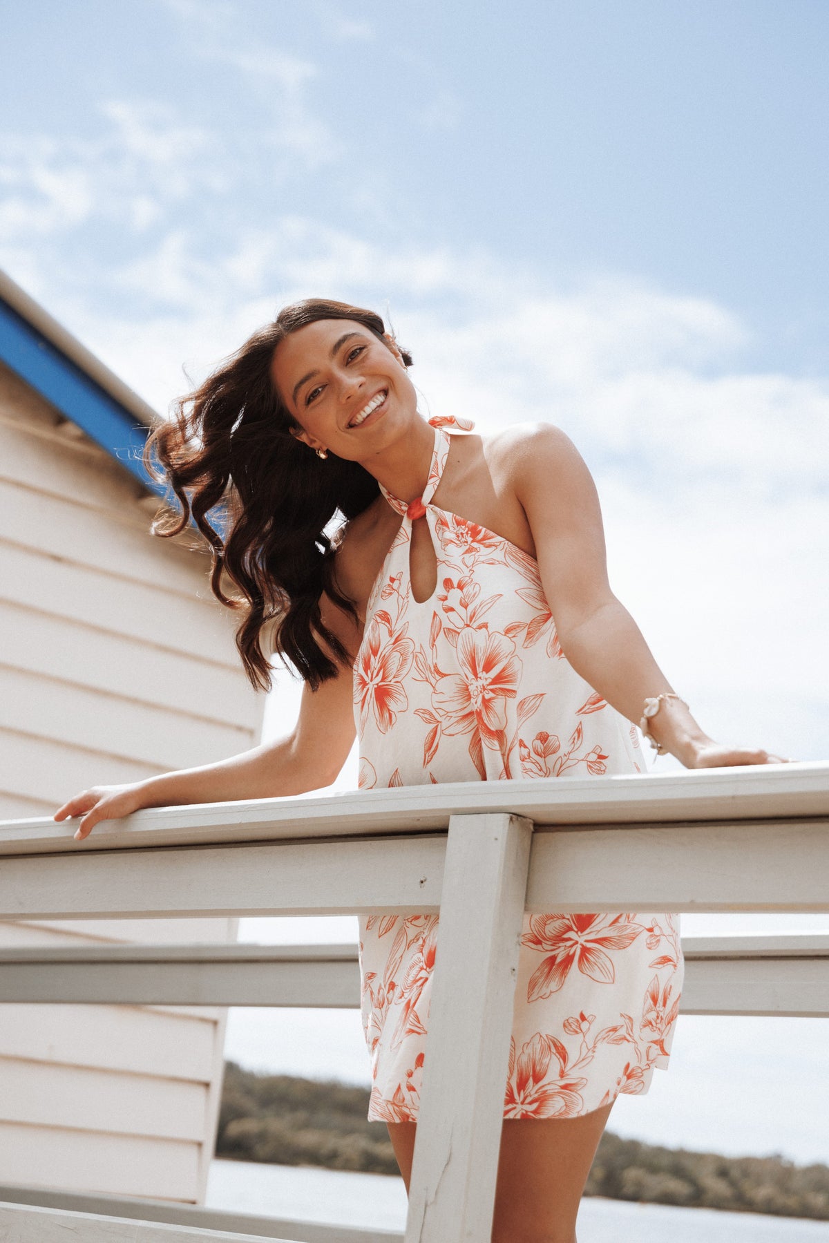 Elira Mini Dress in Red Floral – view 9 of 9
