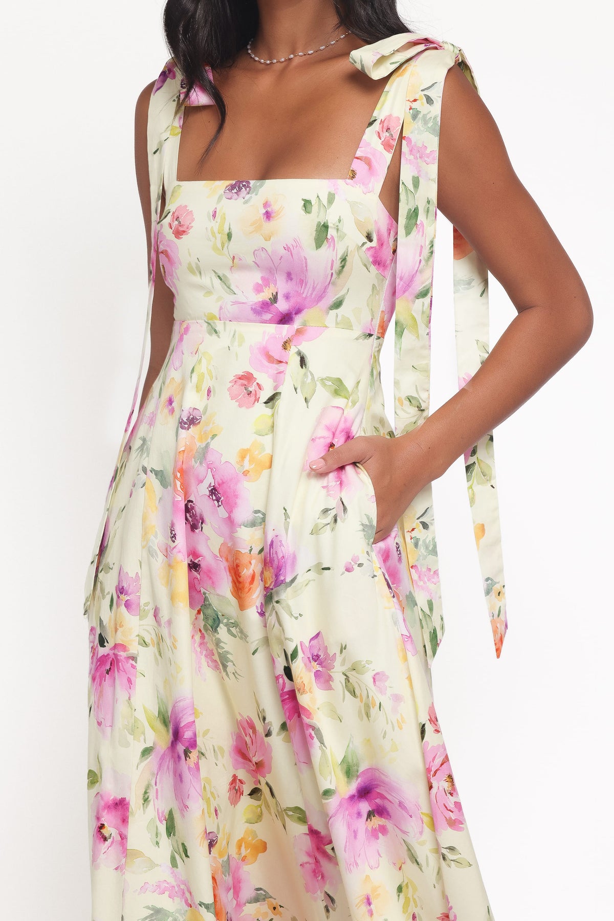 Ellody Maxi Dress in Yellow Petunia – view 3 of 9