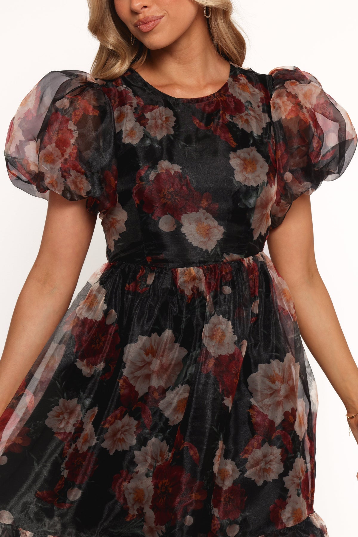 Elspeth Midi Dress in Black Floral – view 6 of 8
