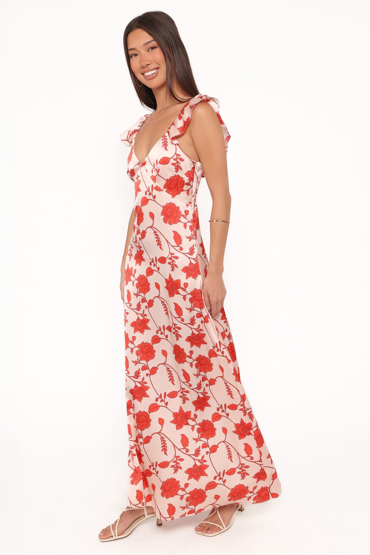 Enala Maxi Dress in Red Floral – view 1 of 5