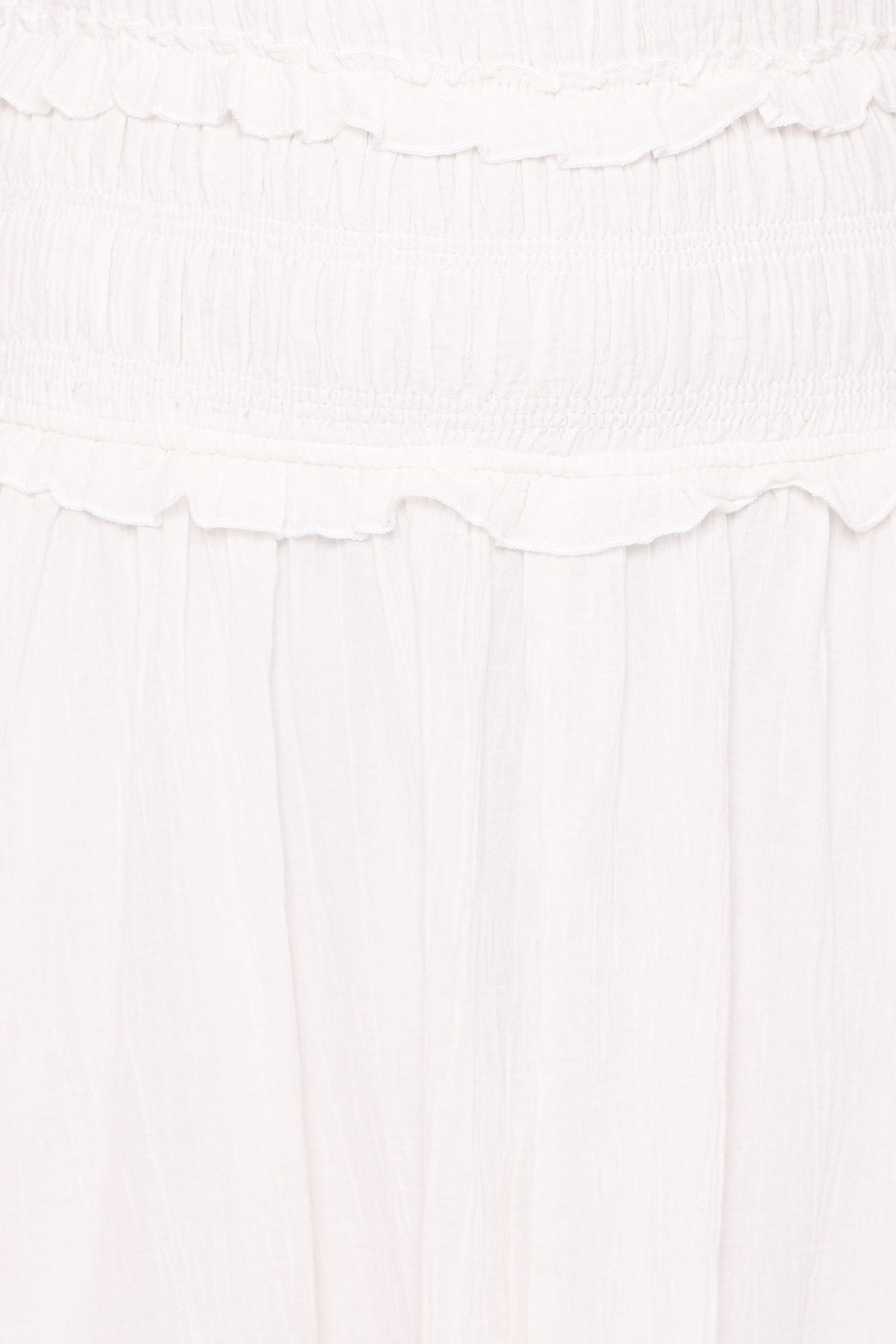 Enola Gather Midi Dress in White – view 5 of 5